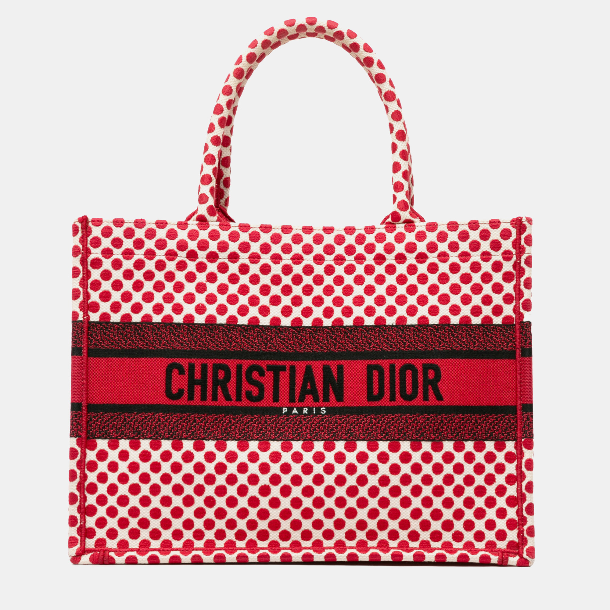 

Dior Red Medium Dioramour Book Tote