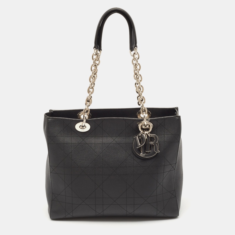 

Dior Black Cannage Leather Medium Ultradior Tote