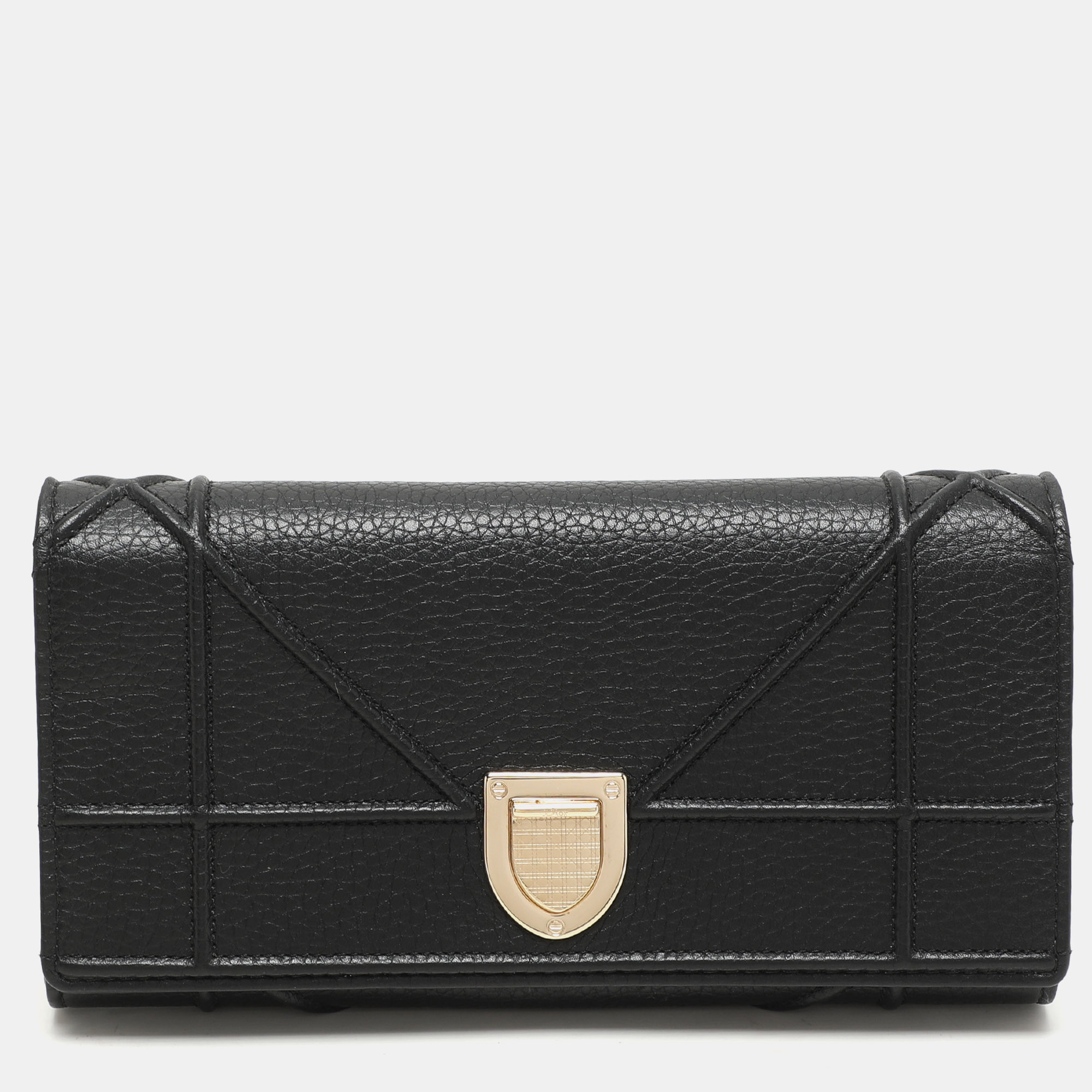Pre-owned Dior Ama Wallet On Chain