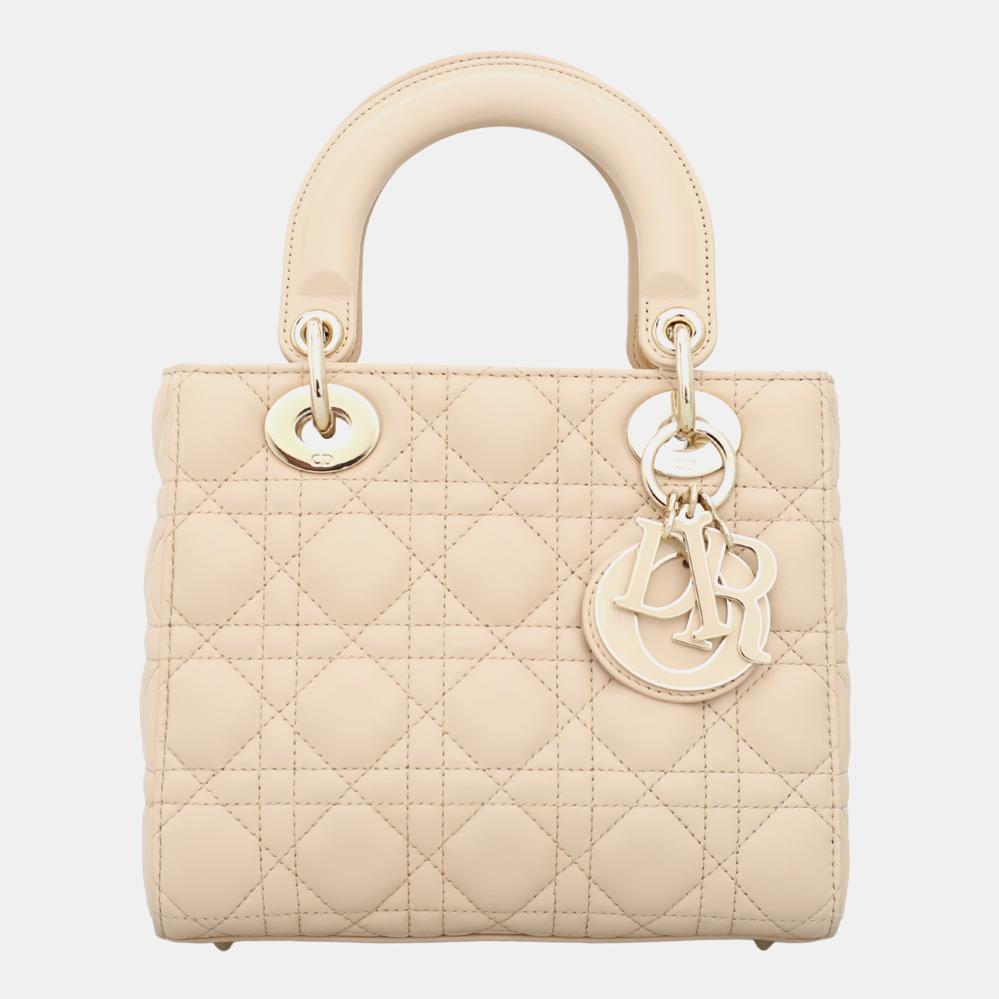 

Small Lady Dior MyABCDior Bag, Beige