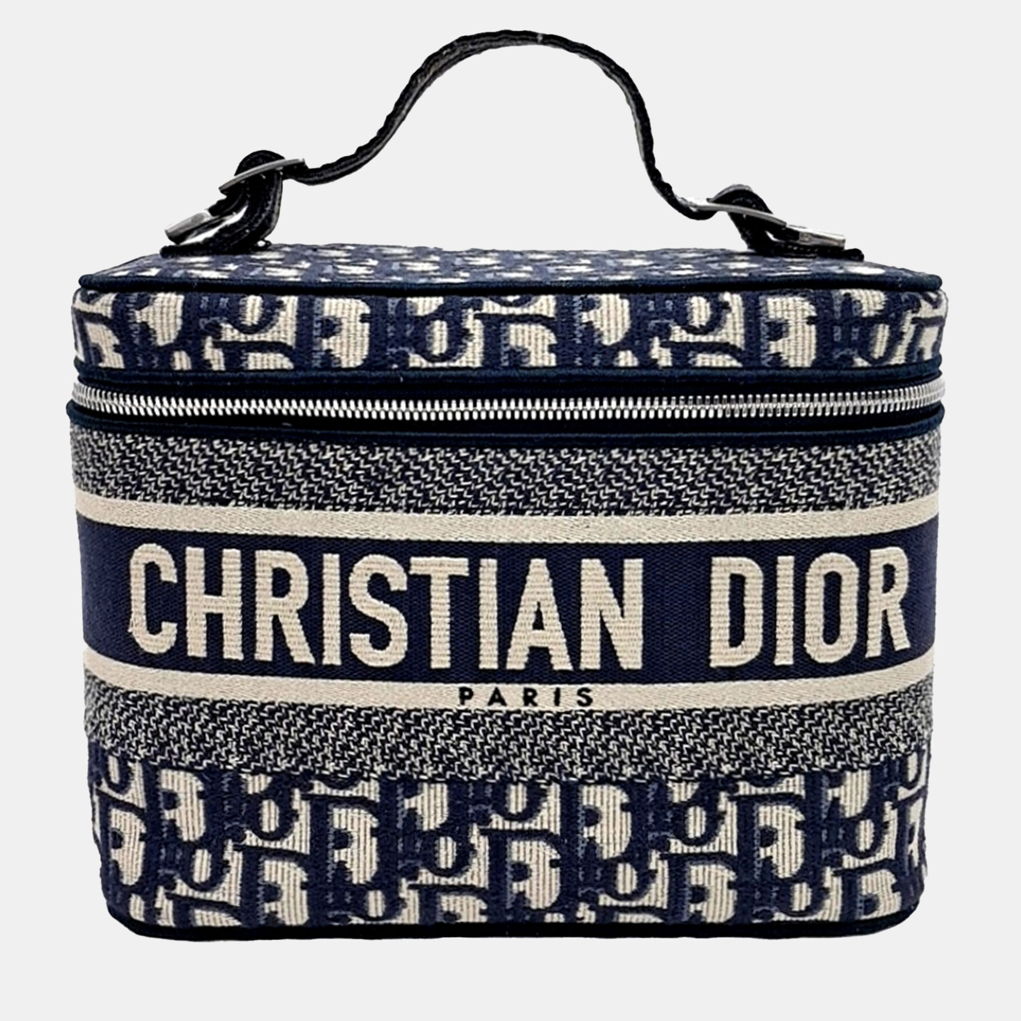 

Dior Blue Fabric Oblique Travel Vanity bag