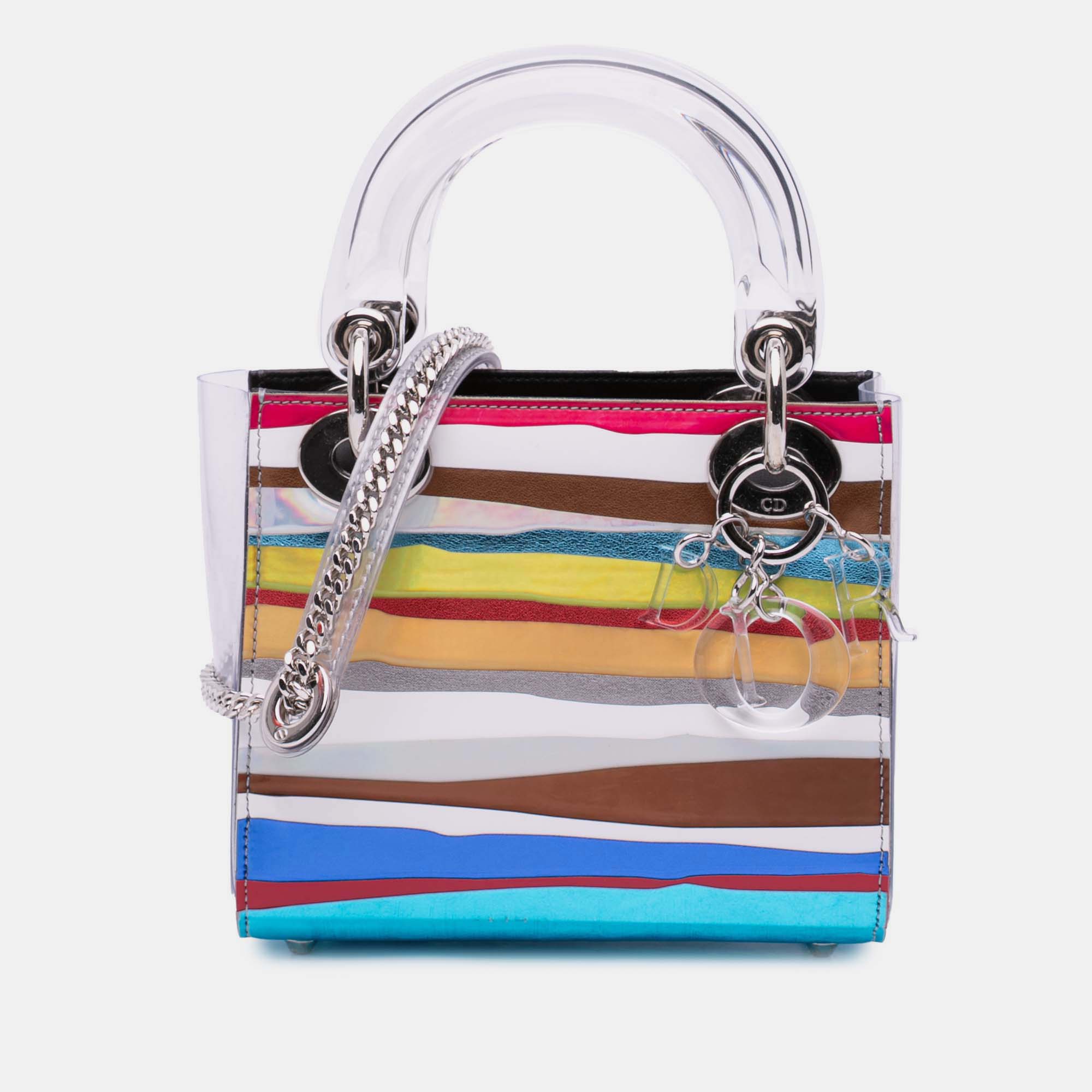 

Dior Multicolor Wang Guangle Mini PVC Technical Fabric Lady Dior