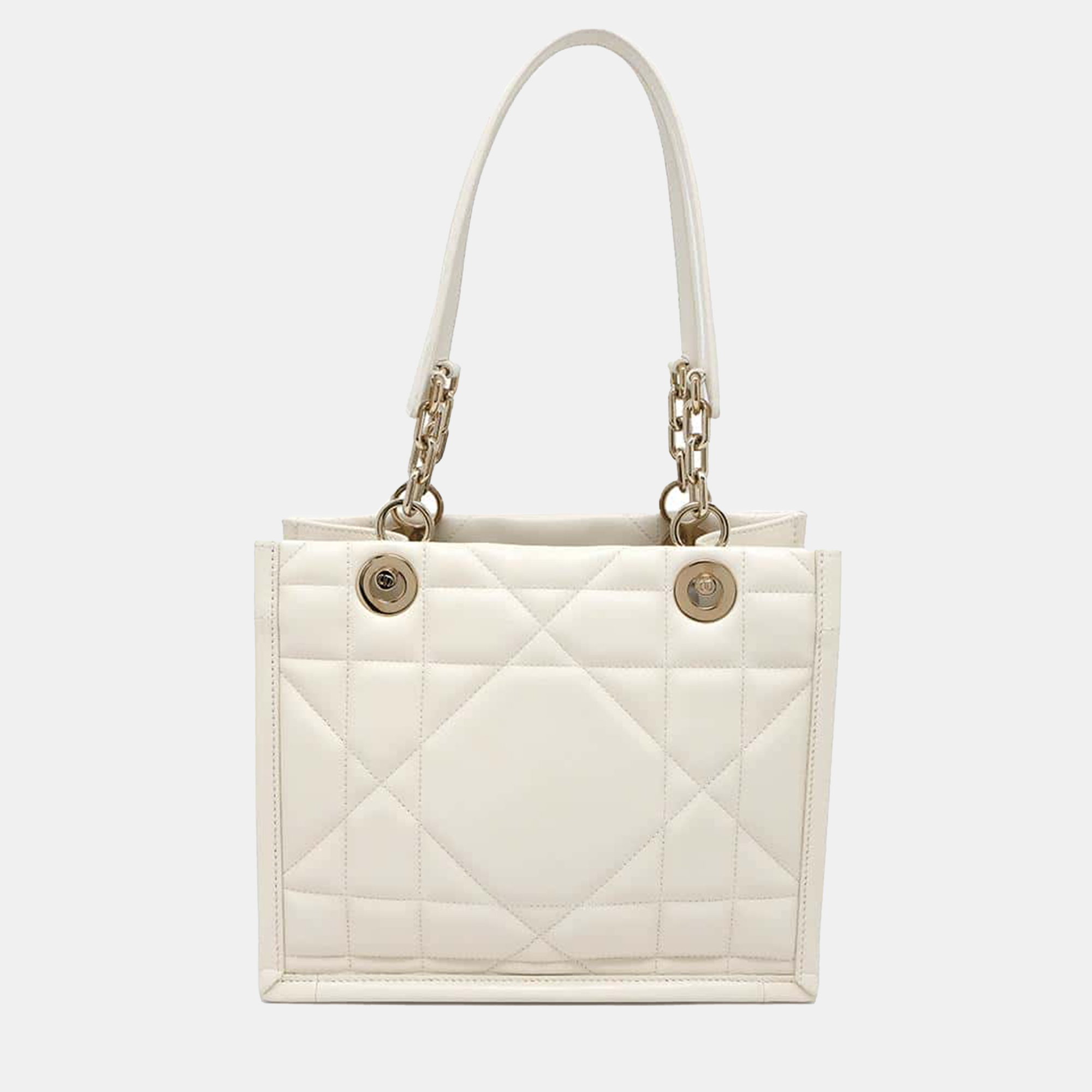 

Dior Ivory Cannage Leather Archi Essential Tote Bag, White