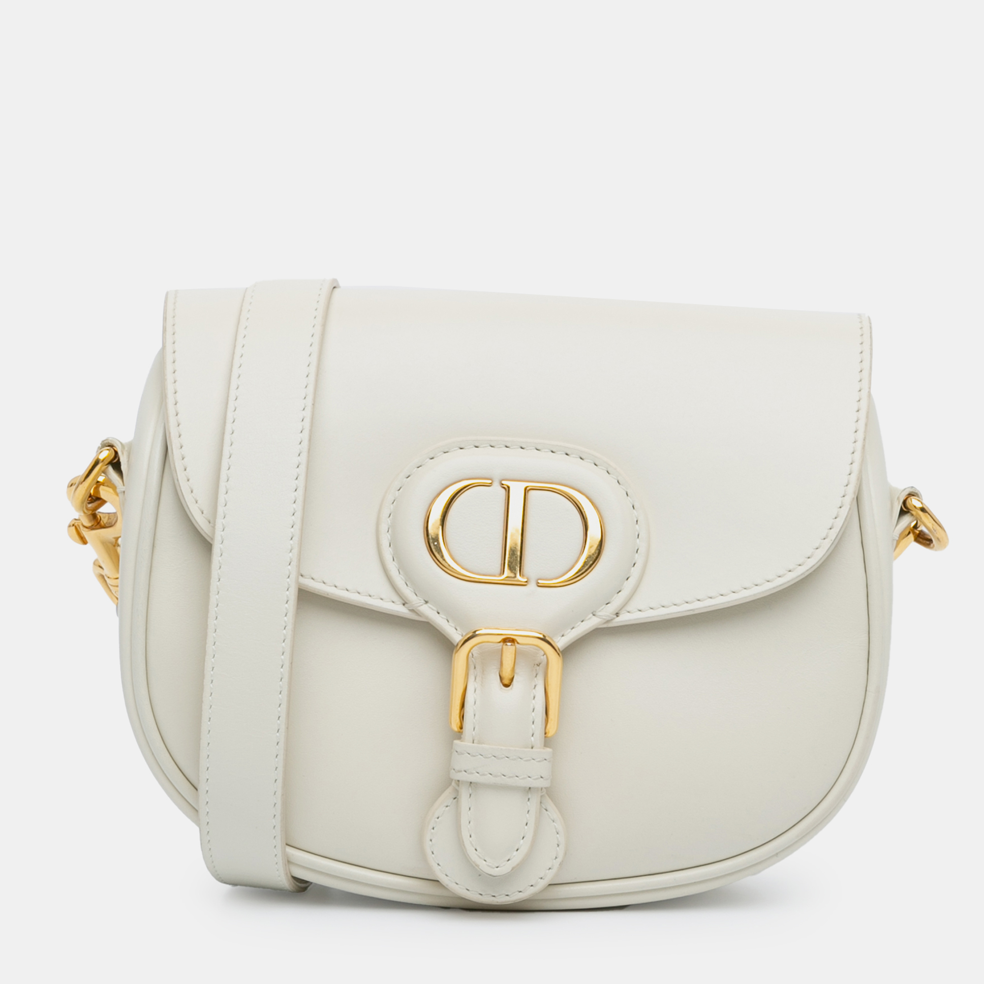 

Dior White Leather Bobby Small Crossbody Bag