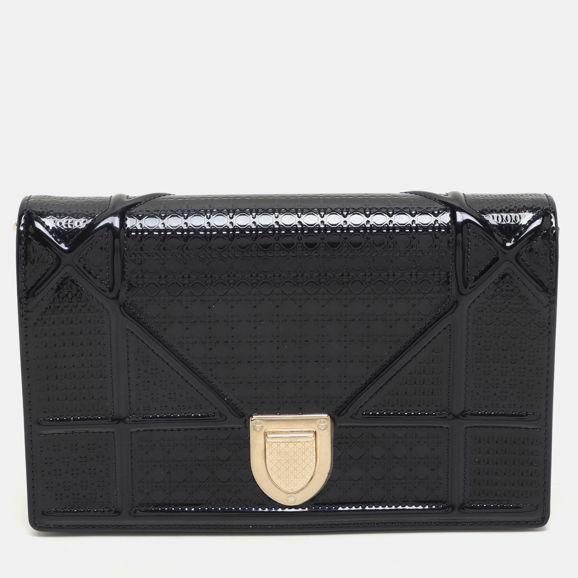

Dior Blue Leather Diorama Wallet on Chain