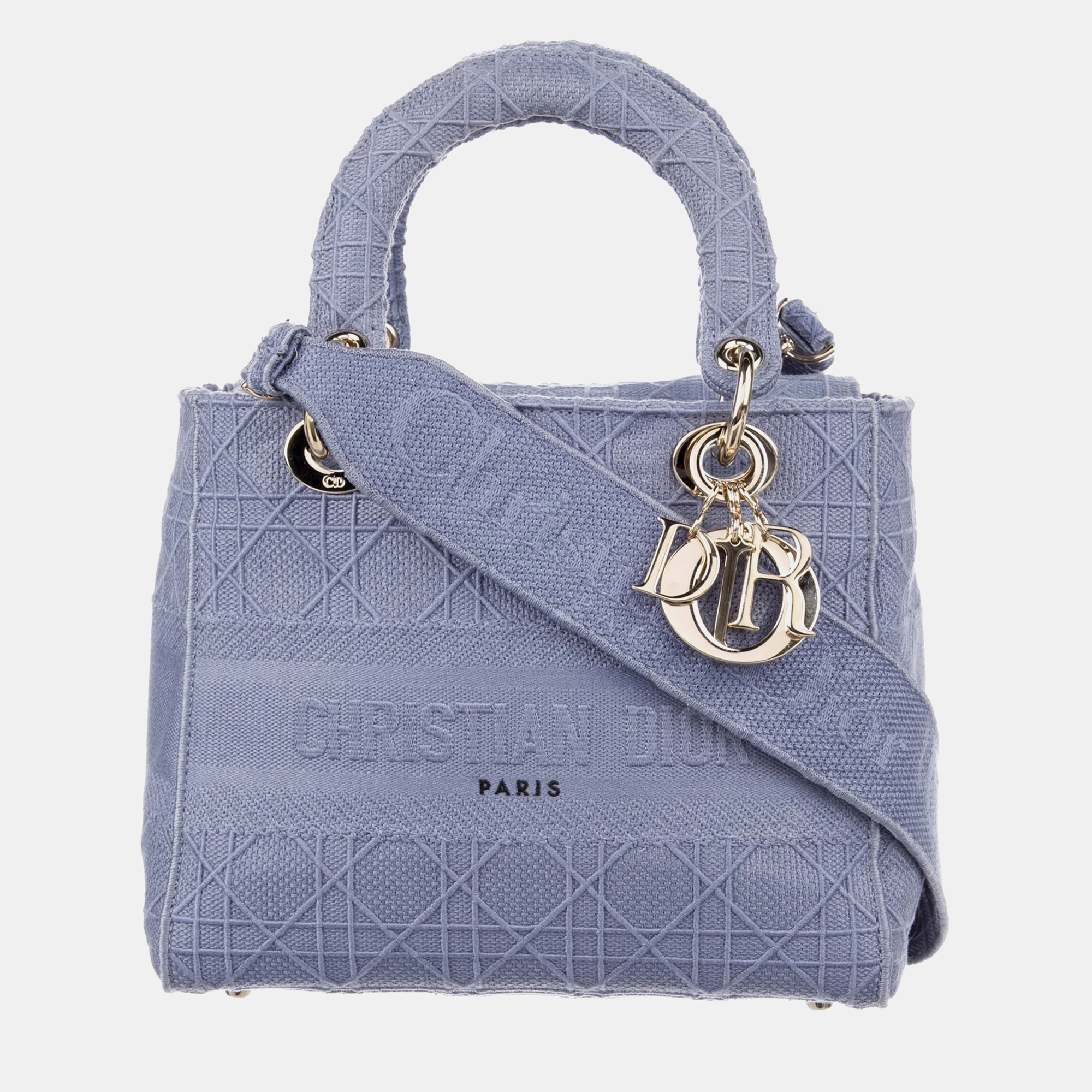 

Dior Grey Cotton Medium Lady D-Lite