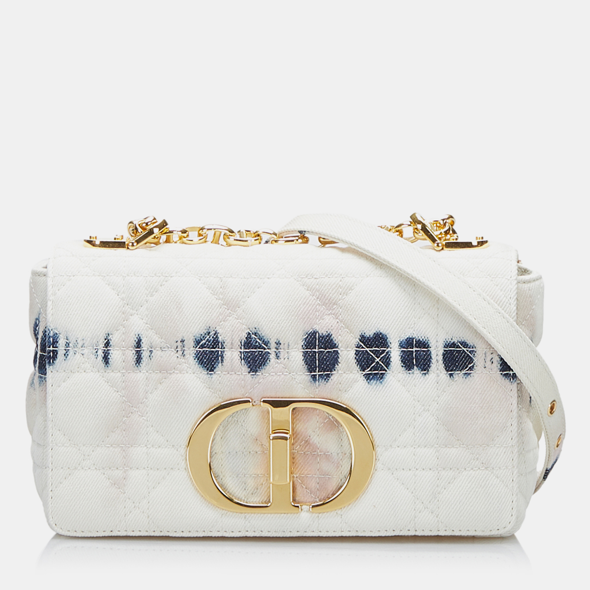

Dior White Small Tie Dye Denim Caro
