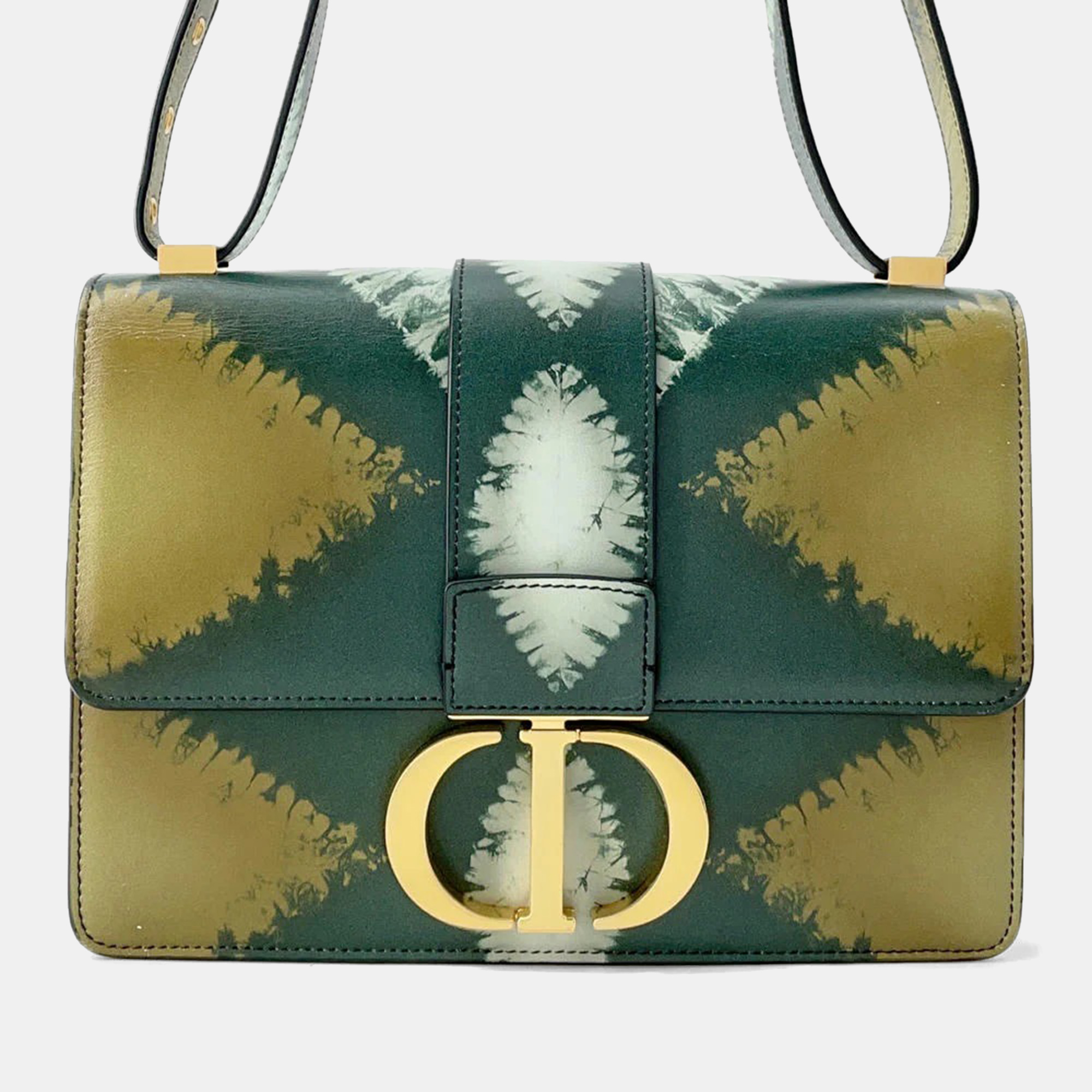 

Dior 30 Montaigne Shoulder Bag Green Leather