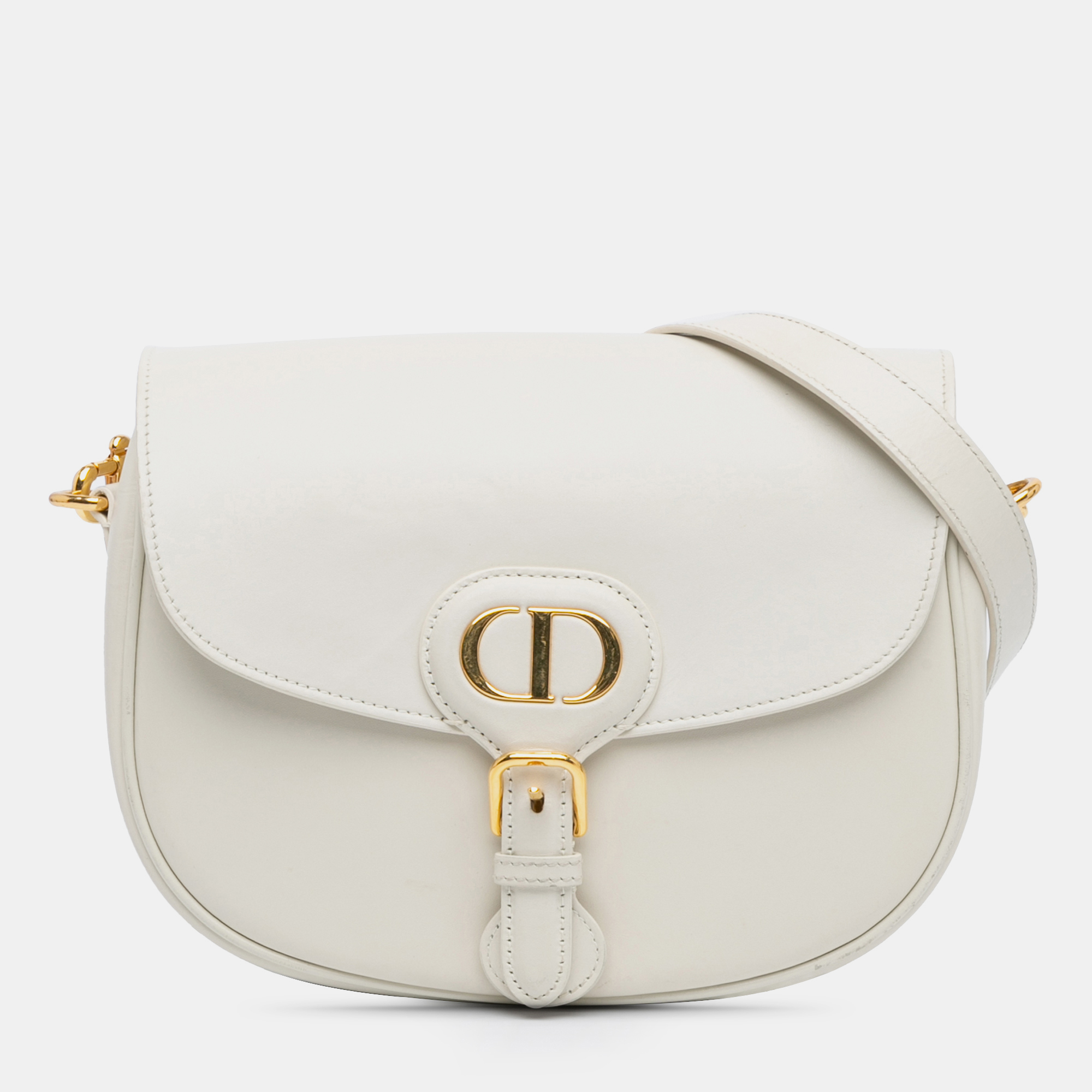 

Dior White Medium Leather Bobby Crossbody