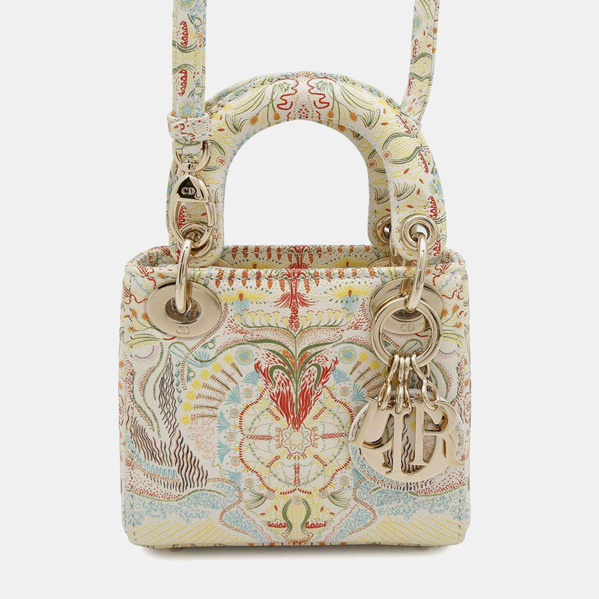 

Dior Multicolor Leather Lady Dior Size Micro