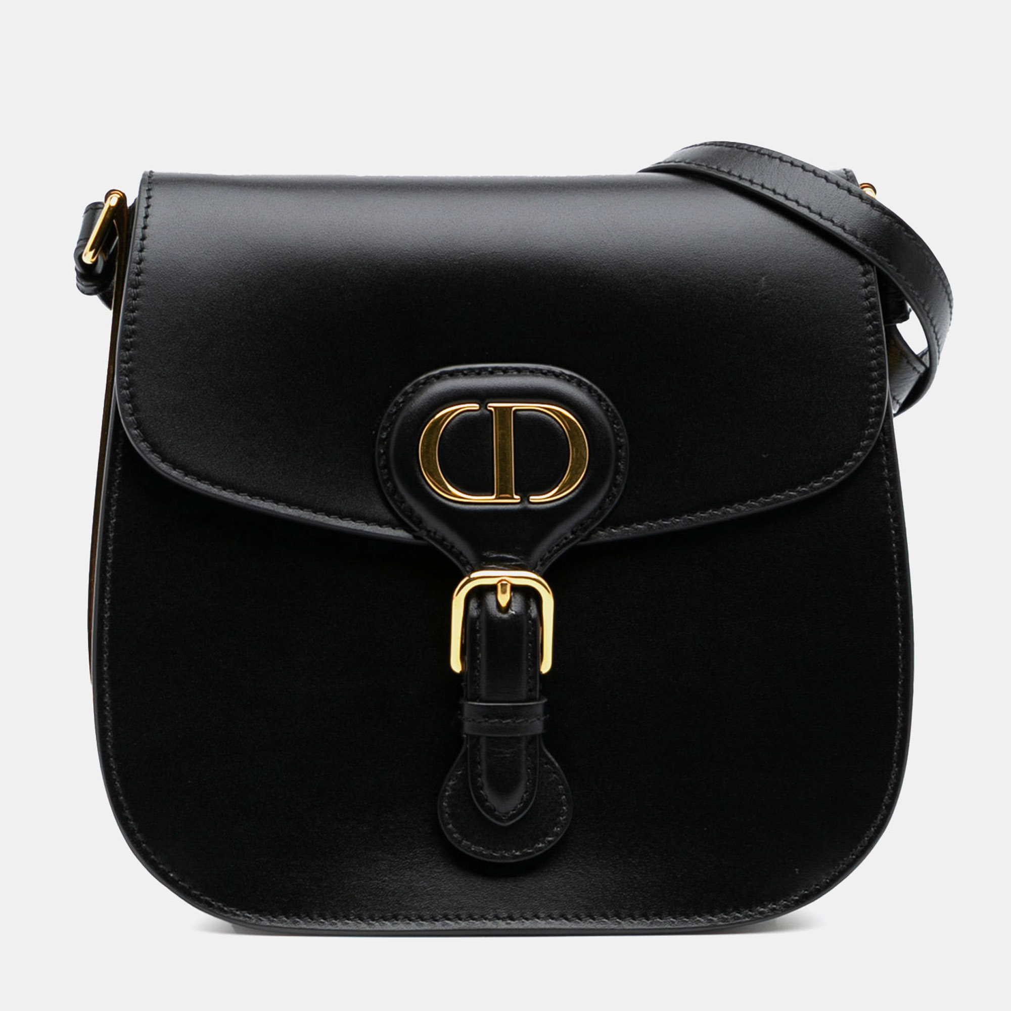 

Dior Black Medium Calfskin Bobby Frame Flap