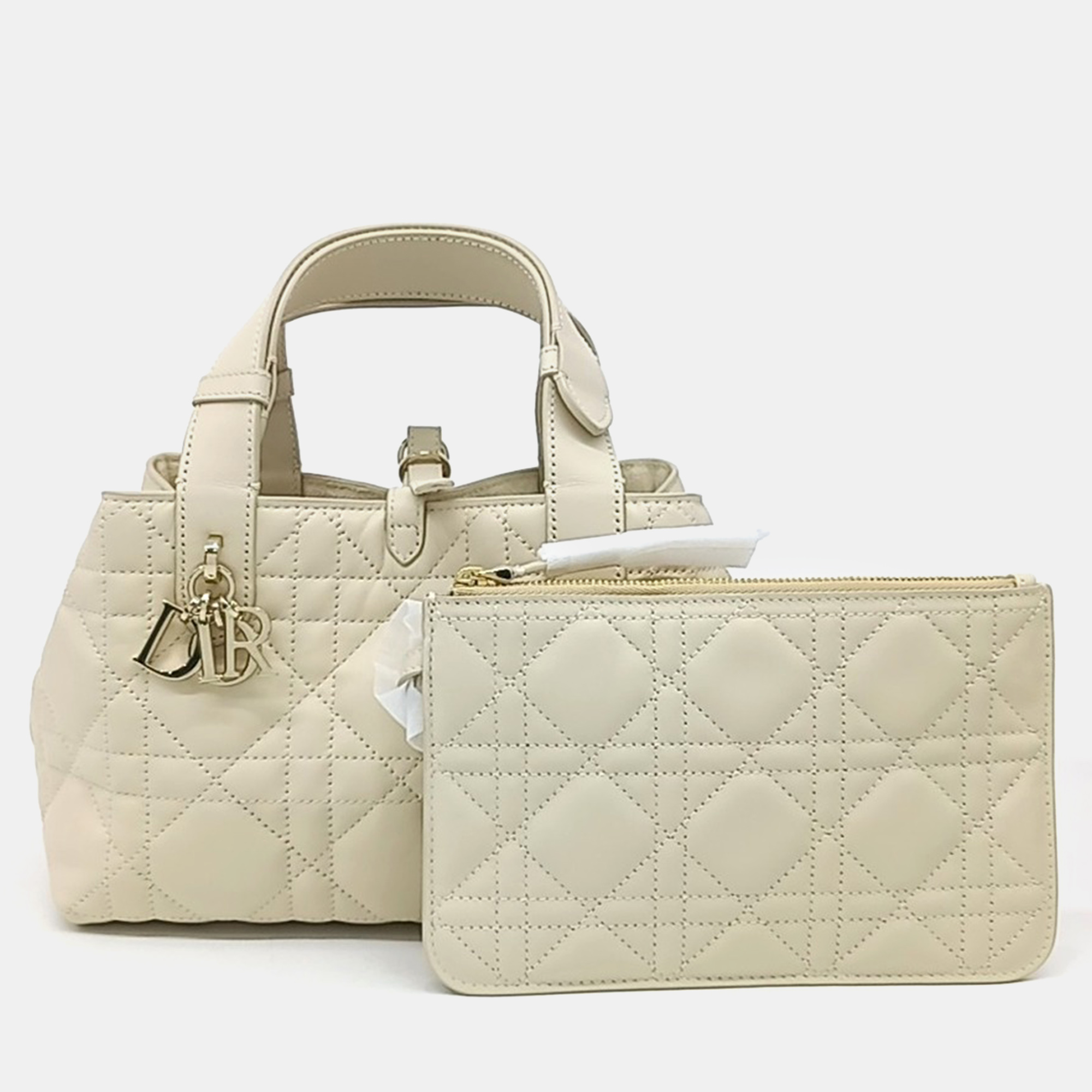 

Dior Beige Leather Toujours Small