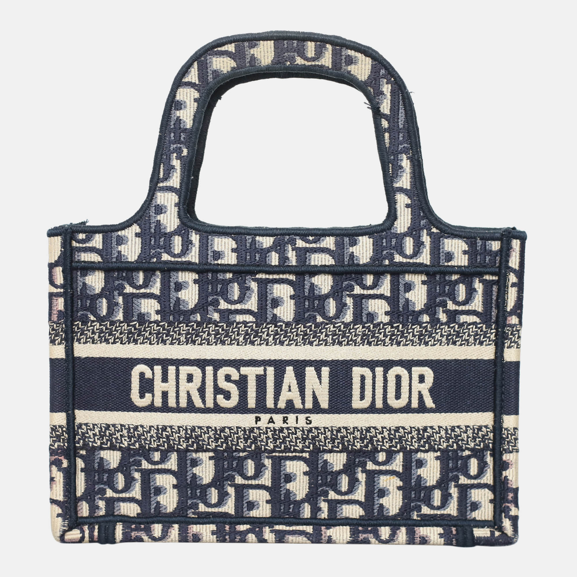 

Dior Blue Mini Book Tote Bag