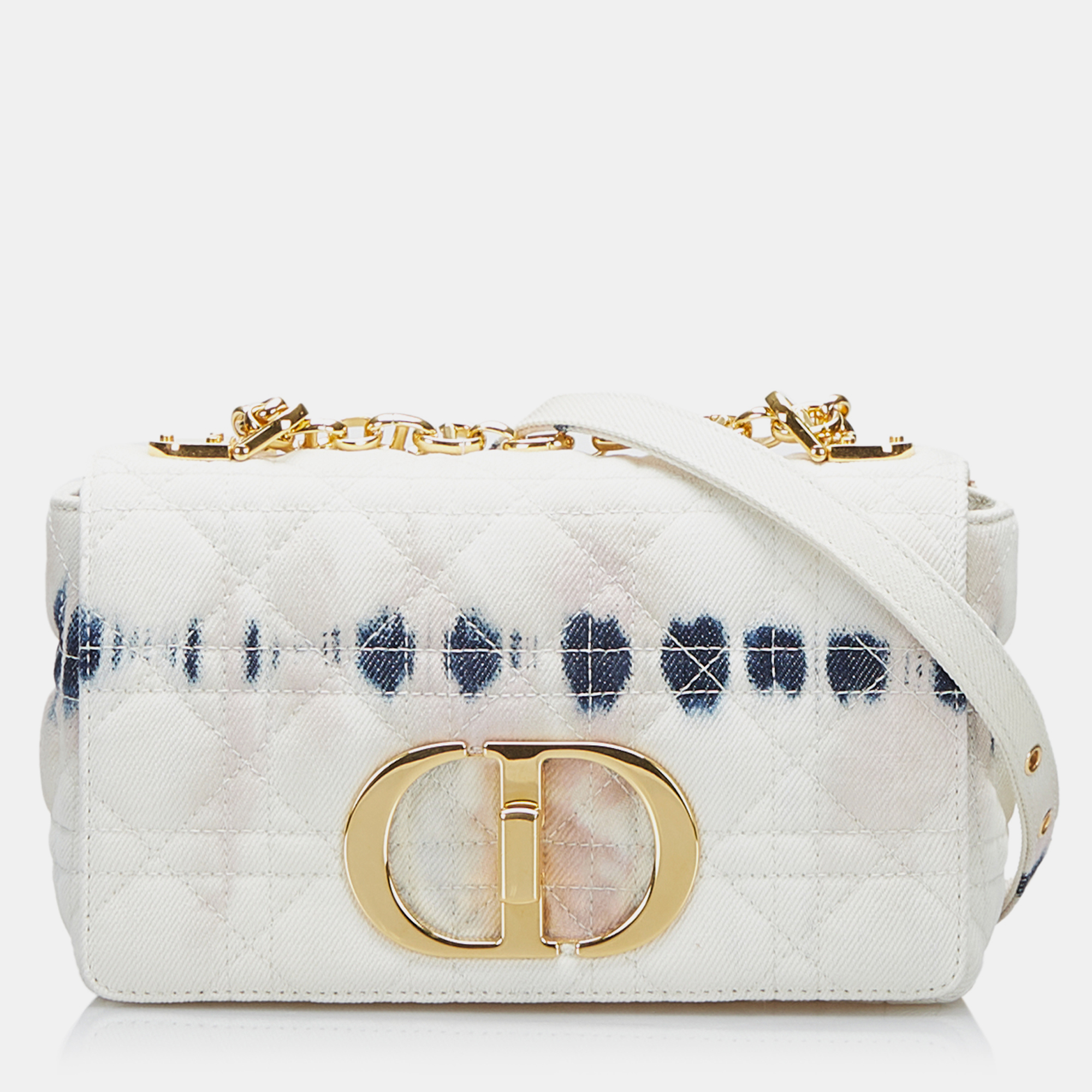 

Dior White Small Tie Dye Denim Caro