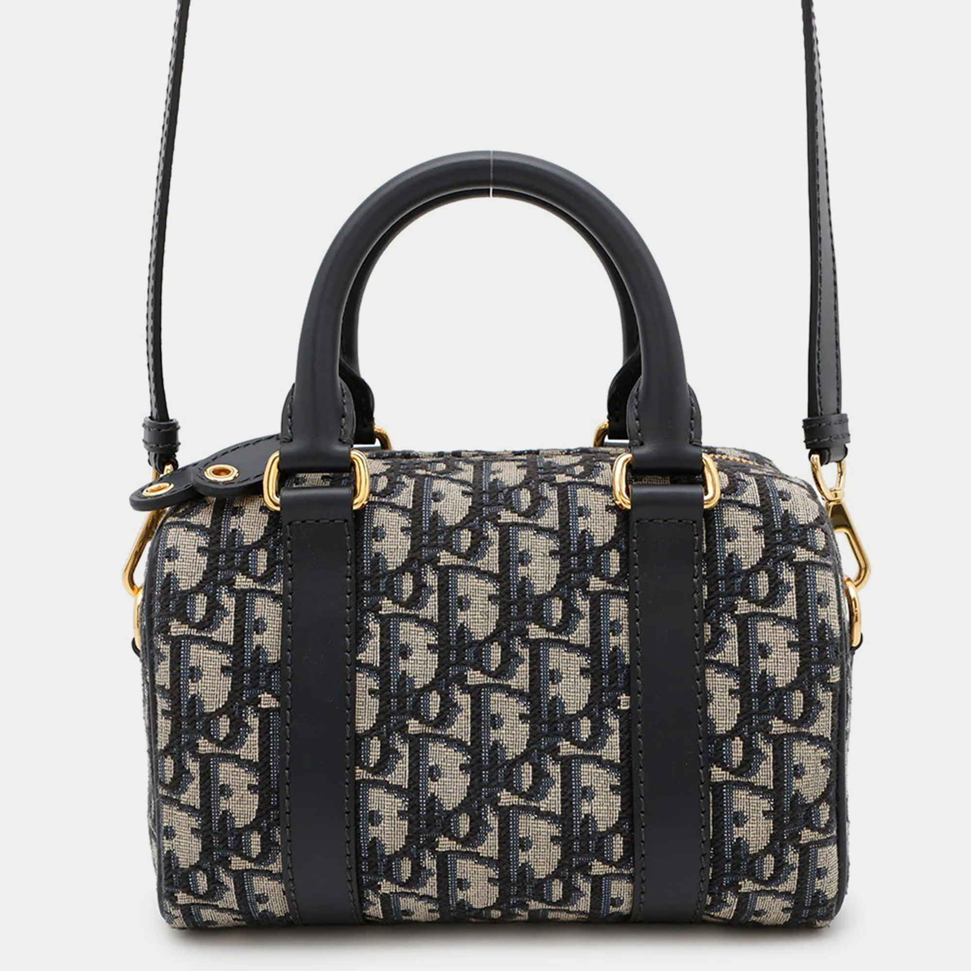 

Dior Oblique Dior Groove 20 Small Navy Jacquard and Calf Leather Bag, Navy blue