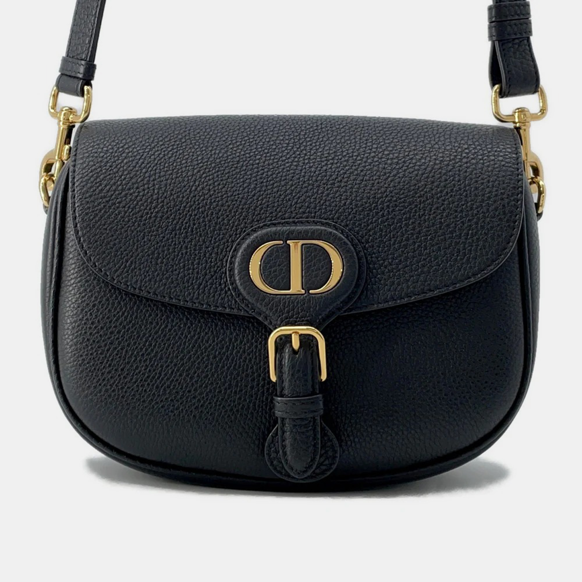 

Dior Bobby Medium Black Grained Shoulder Bag