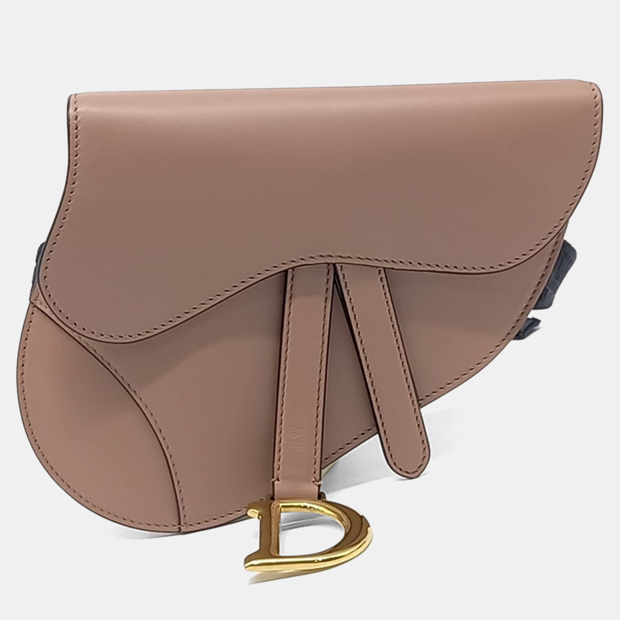 

Dior Pink Leather Saddle Belt Bag