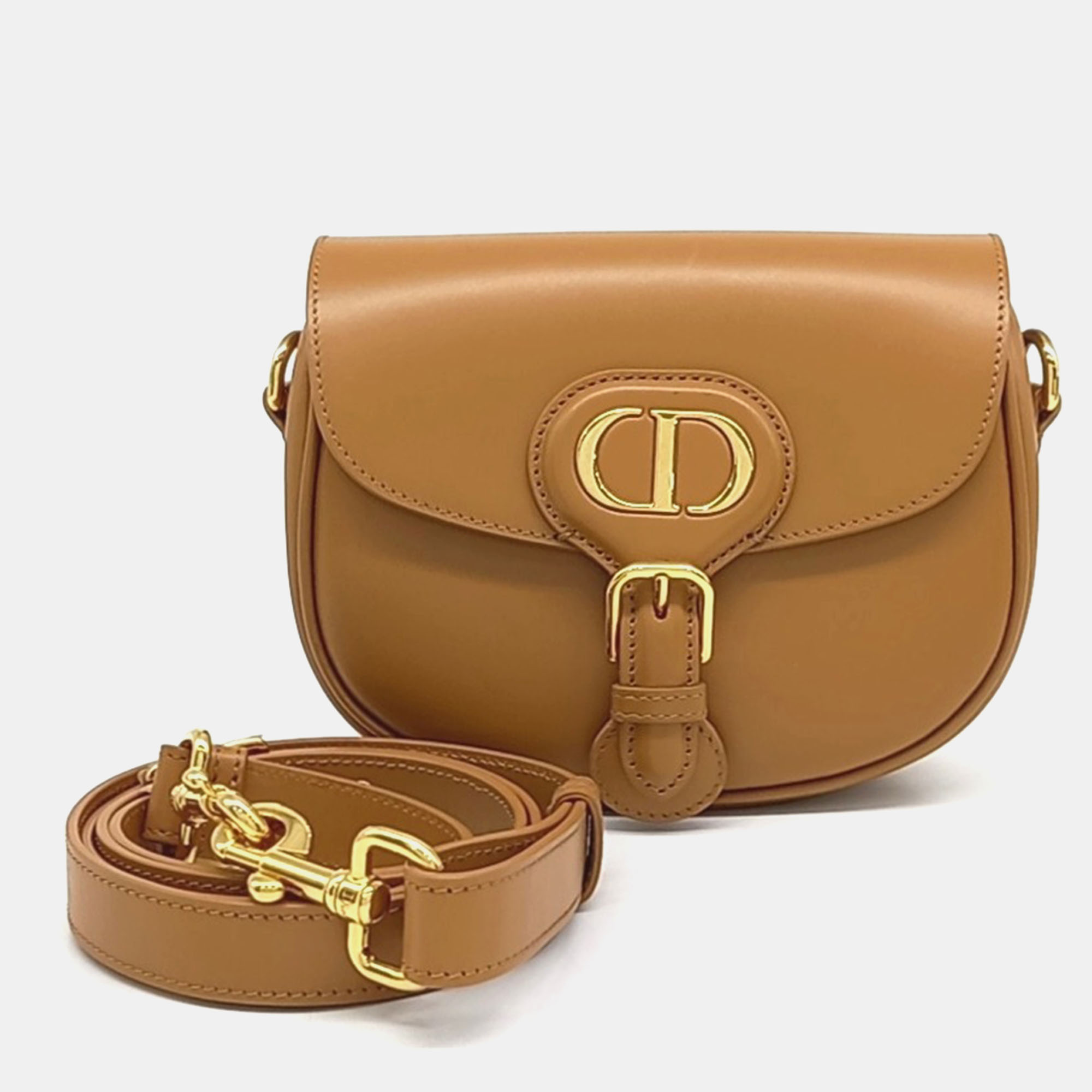 

Dior Brown Leather Bobby Bag Small