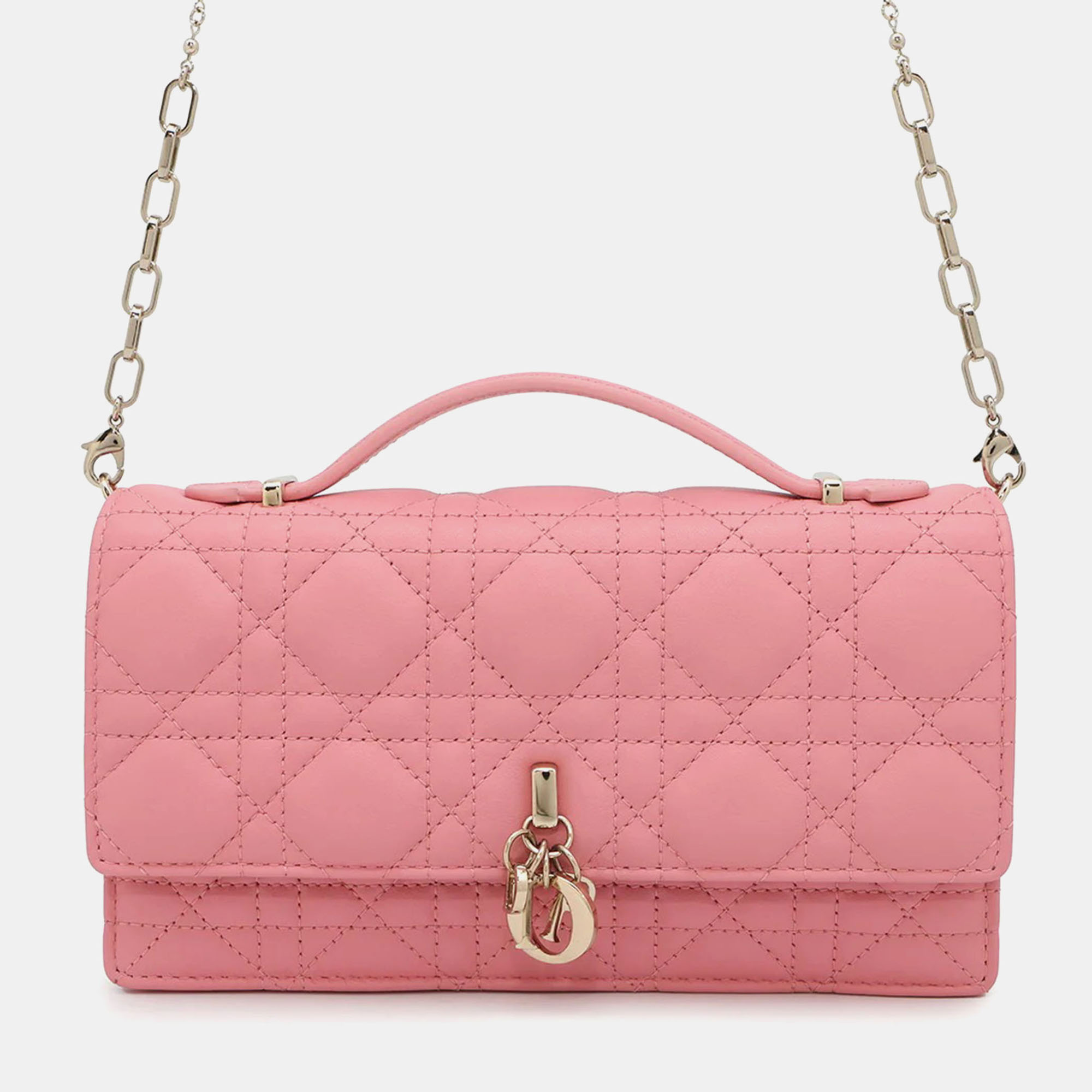 

Dior My Dior Mini Bag Cannage Handbag Pinks0980Onmj Leather, Pink