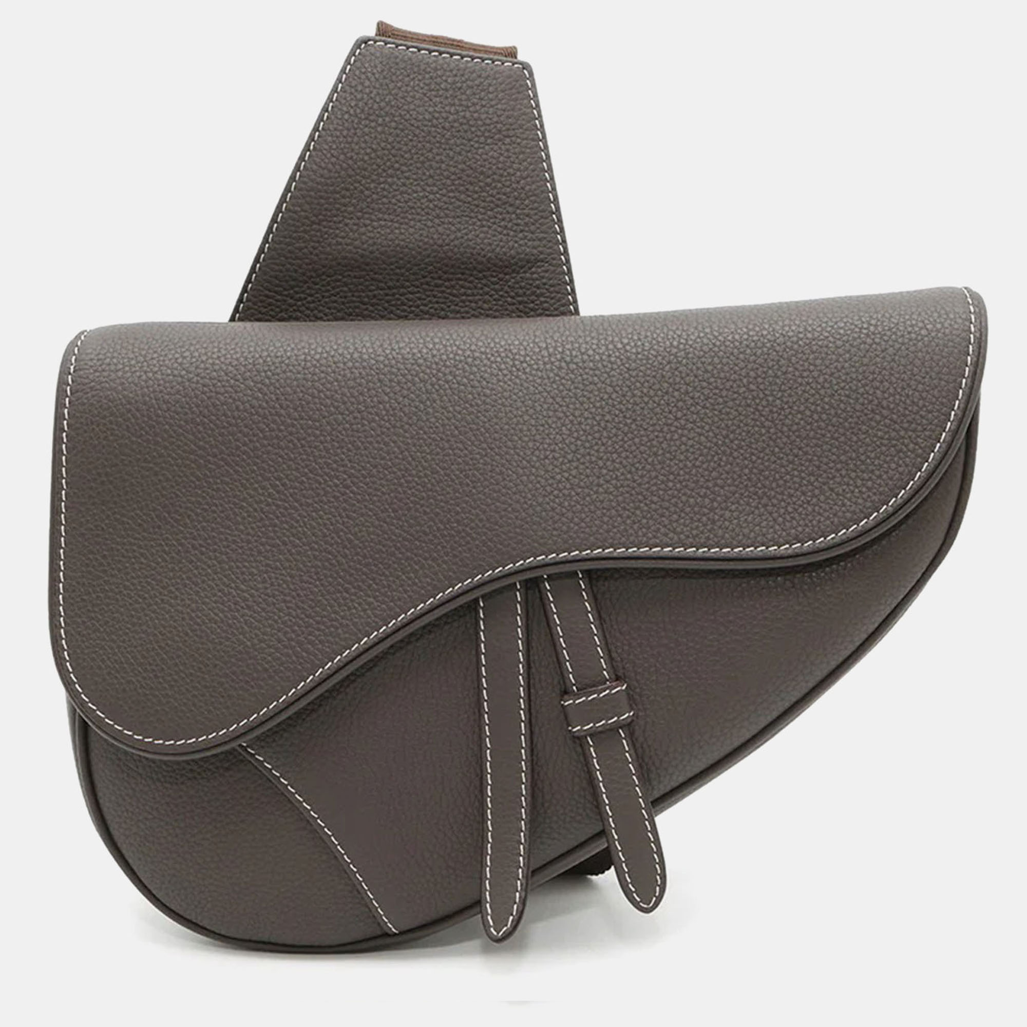 

Dior Saddle Bag Dark Brown1Adpo093Ykk Leather, Brown