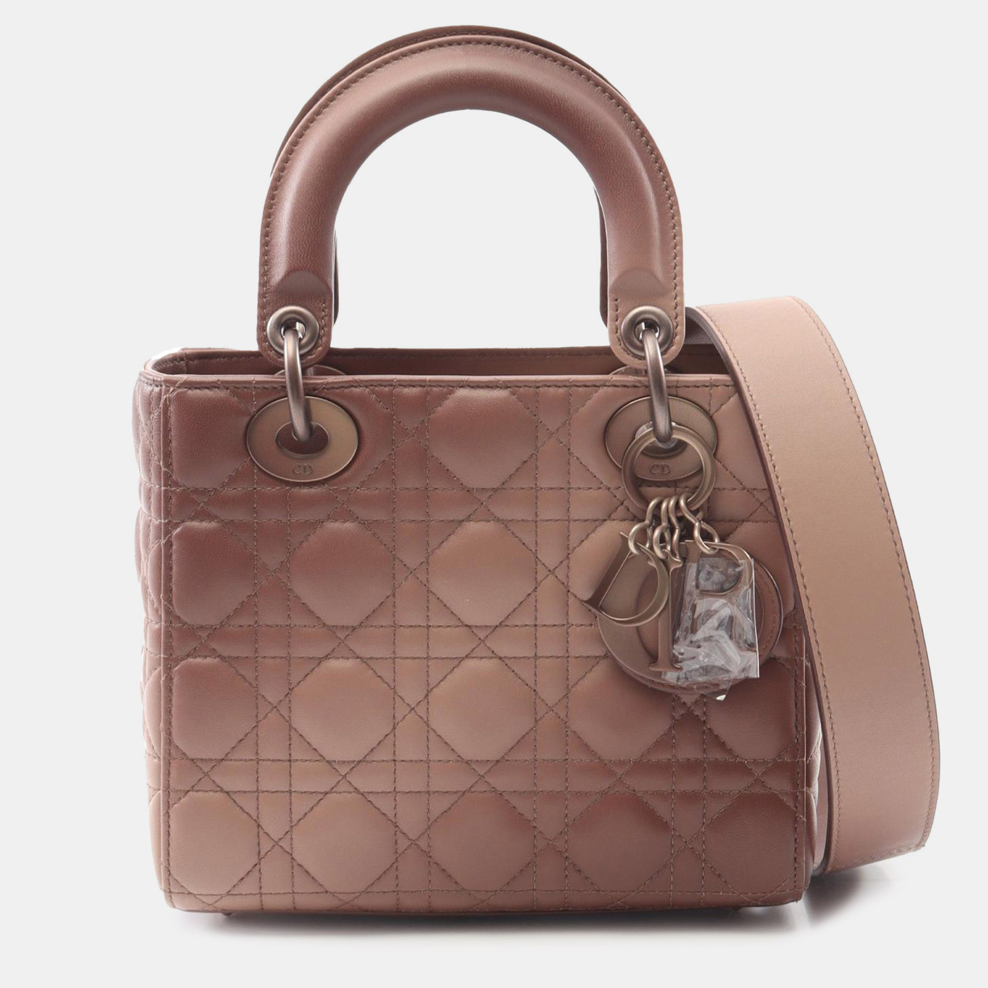 

Dior Pink Small Ombre Lambskin Cannage lady Dior