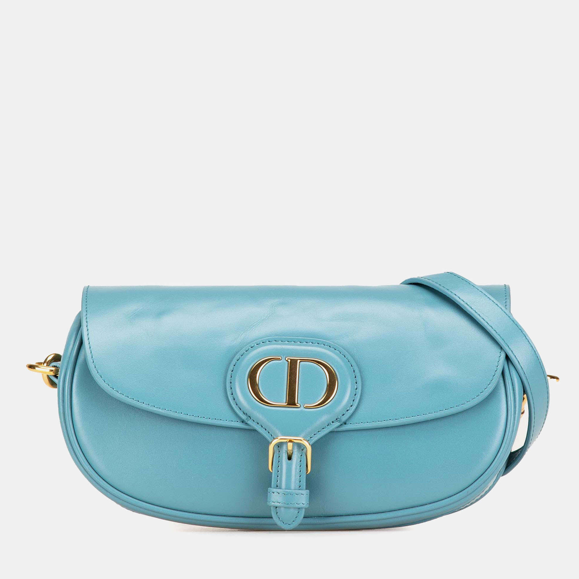

Dior Blue Calfskin Bobby East West Crossbody
