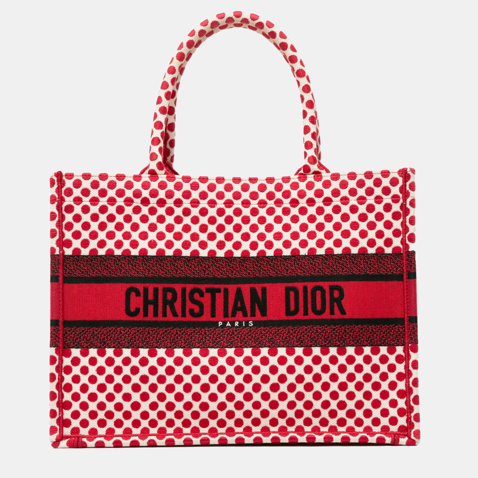 

Dior Red Medium Dioramour Book Tote