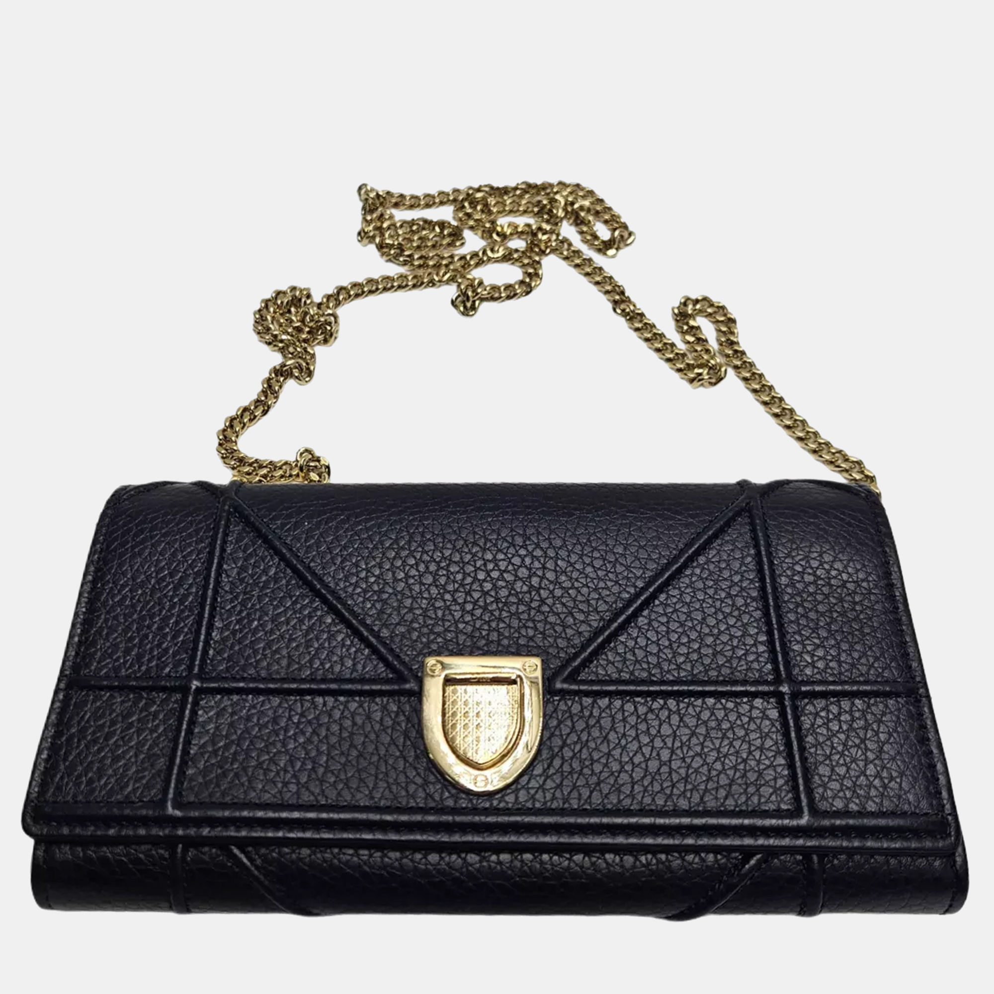 

Dior Diorama Blue Leather Wallet on Chain