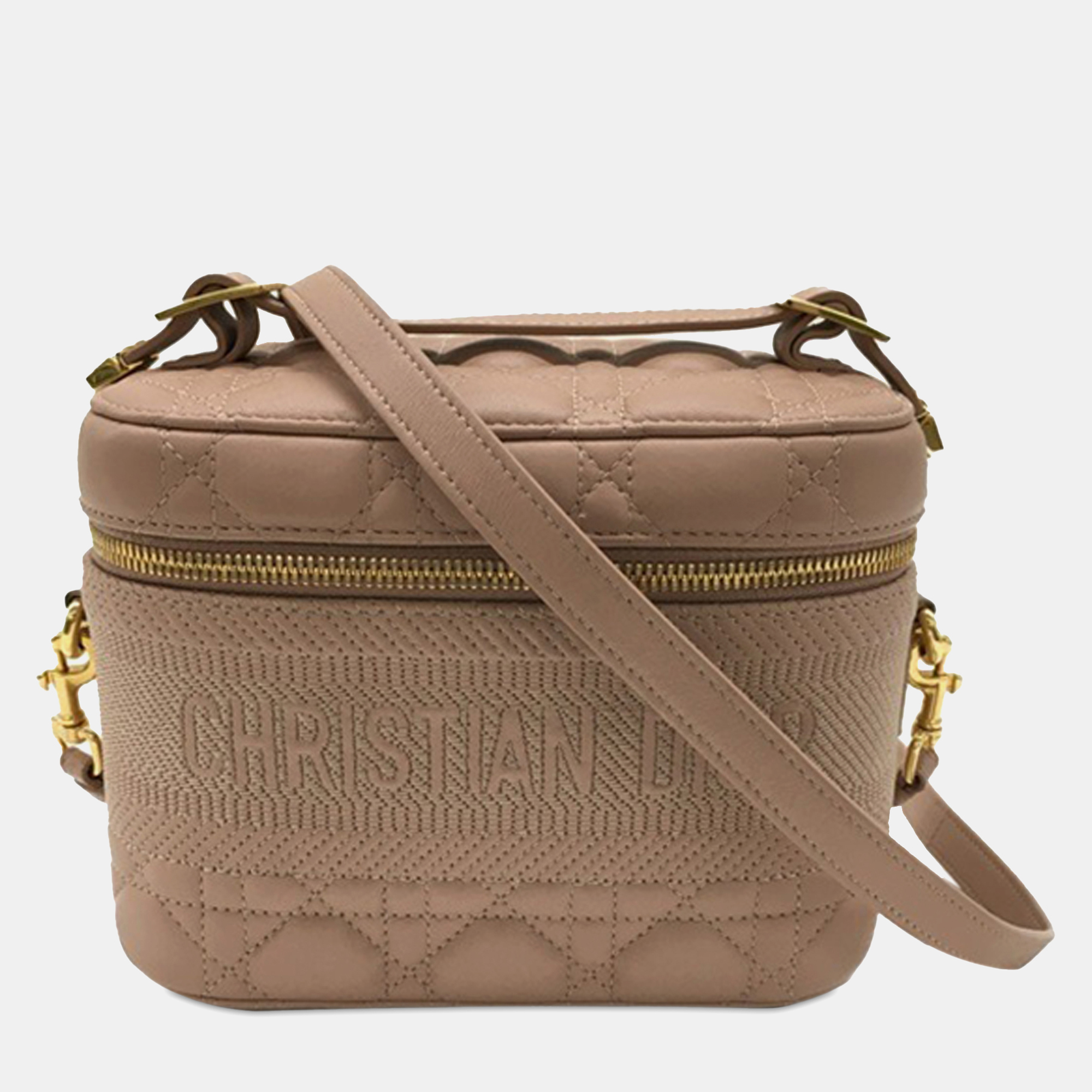 

Dior Brown Small Dior Travel Vanity Bag