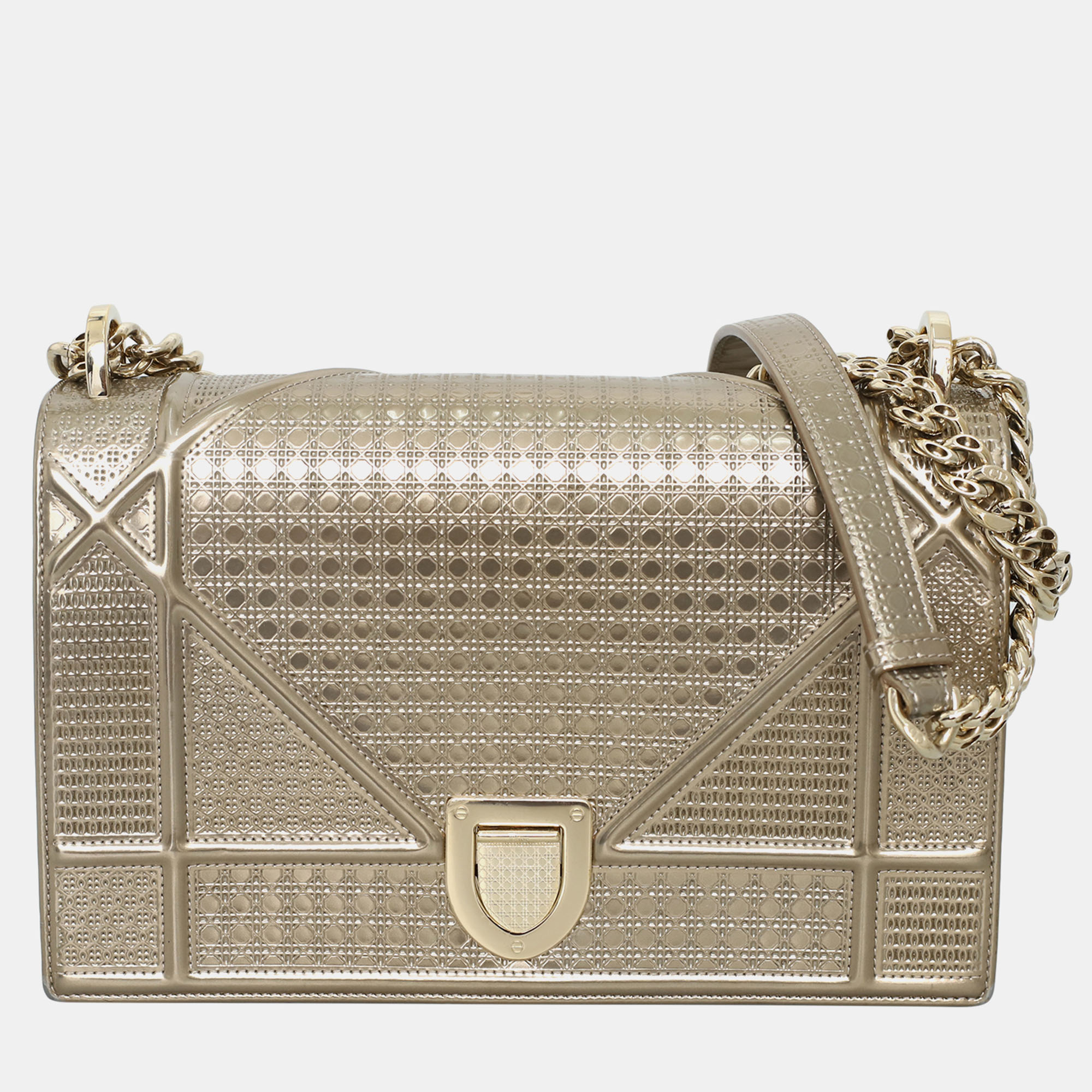 

Dior Diorama Medium Shoulder Bag, Gold