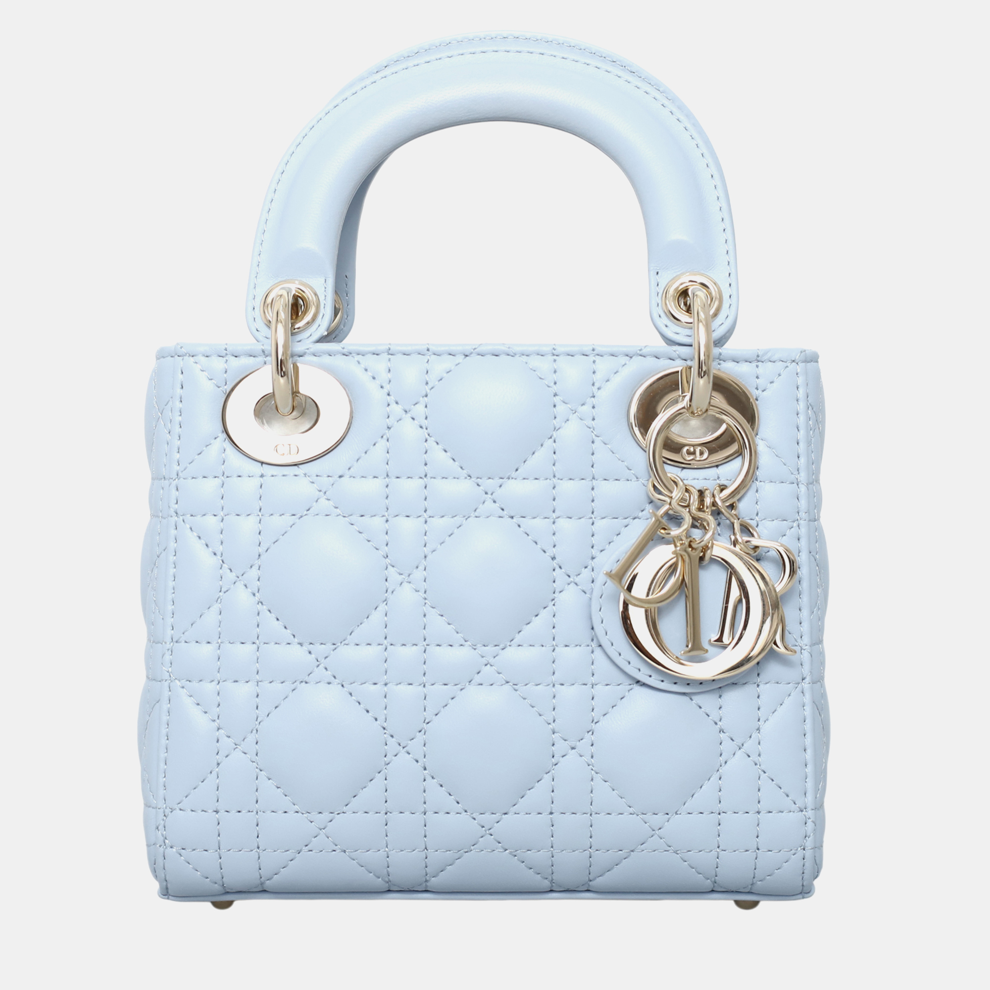 

Dior Mini Lady Dior Bag, Blue