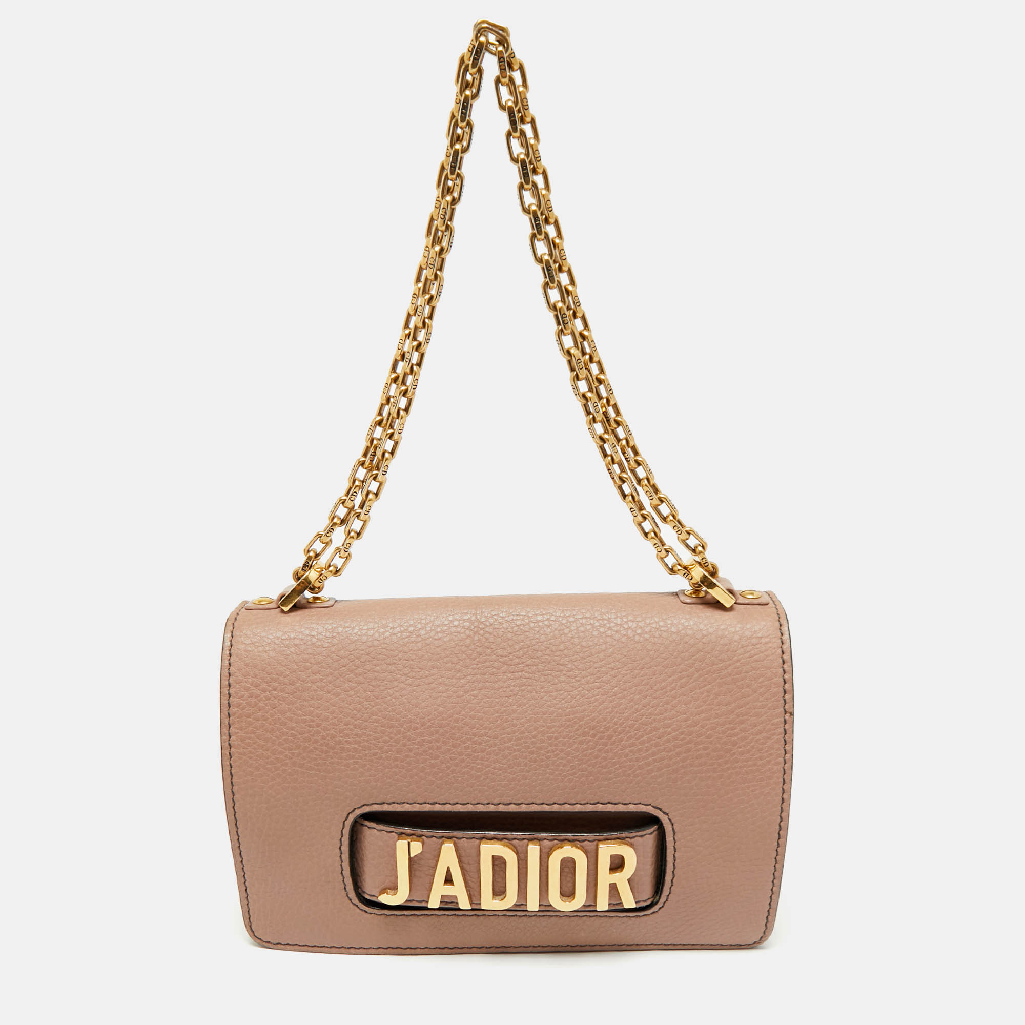 

Dior Mauve Leather J’adior Flap Shoulder Bag, Pink