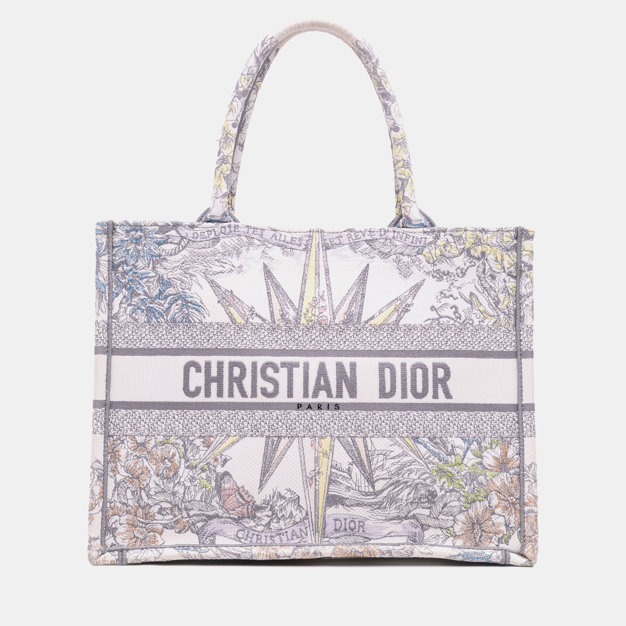 

Dior Purple Medium Reve d Infini Book Tote