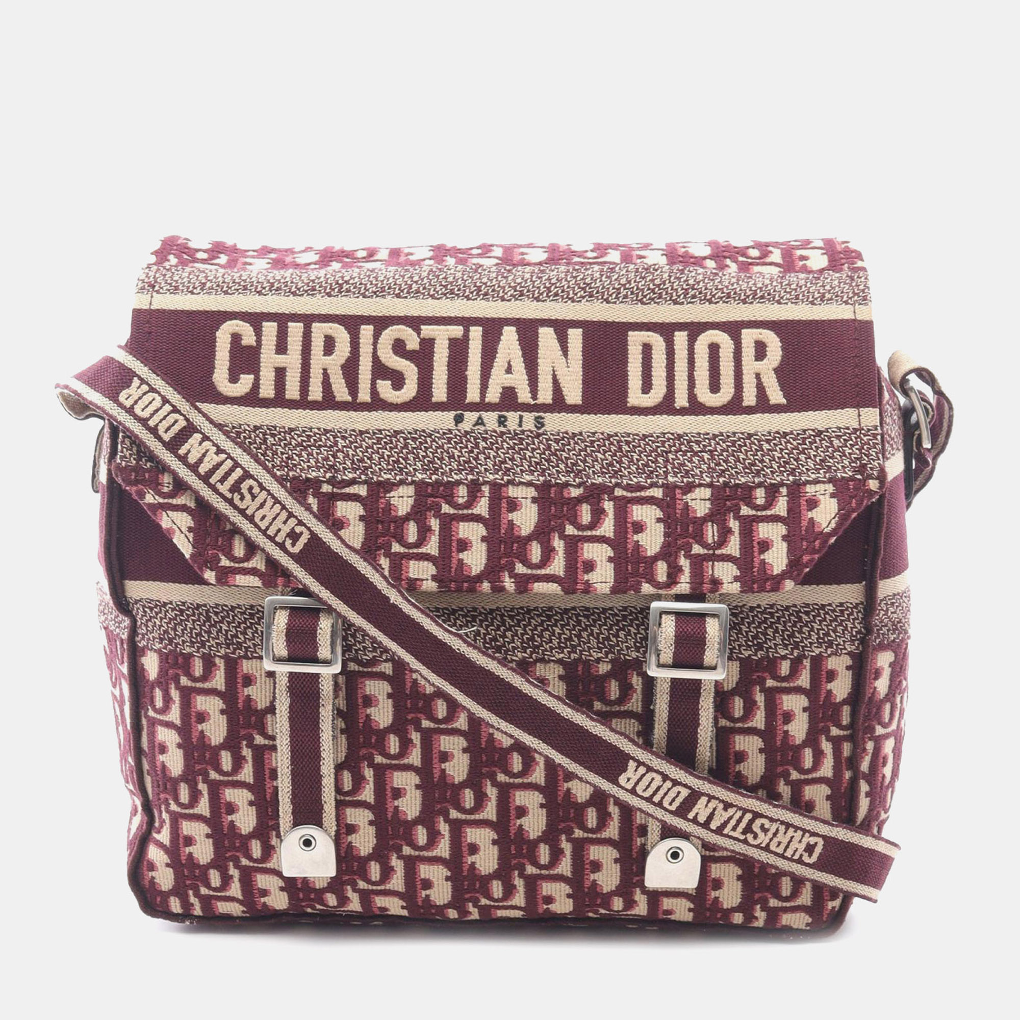 

Dior Red Large Oblique Canvas Diorcamp Messenger Bag