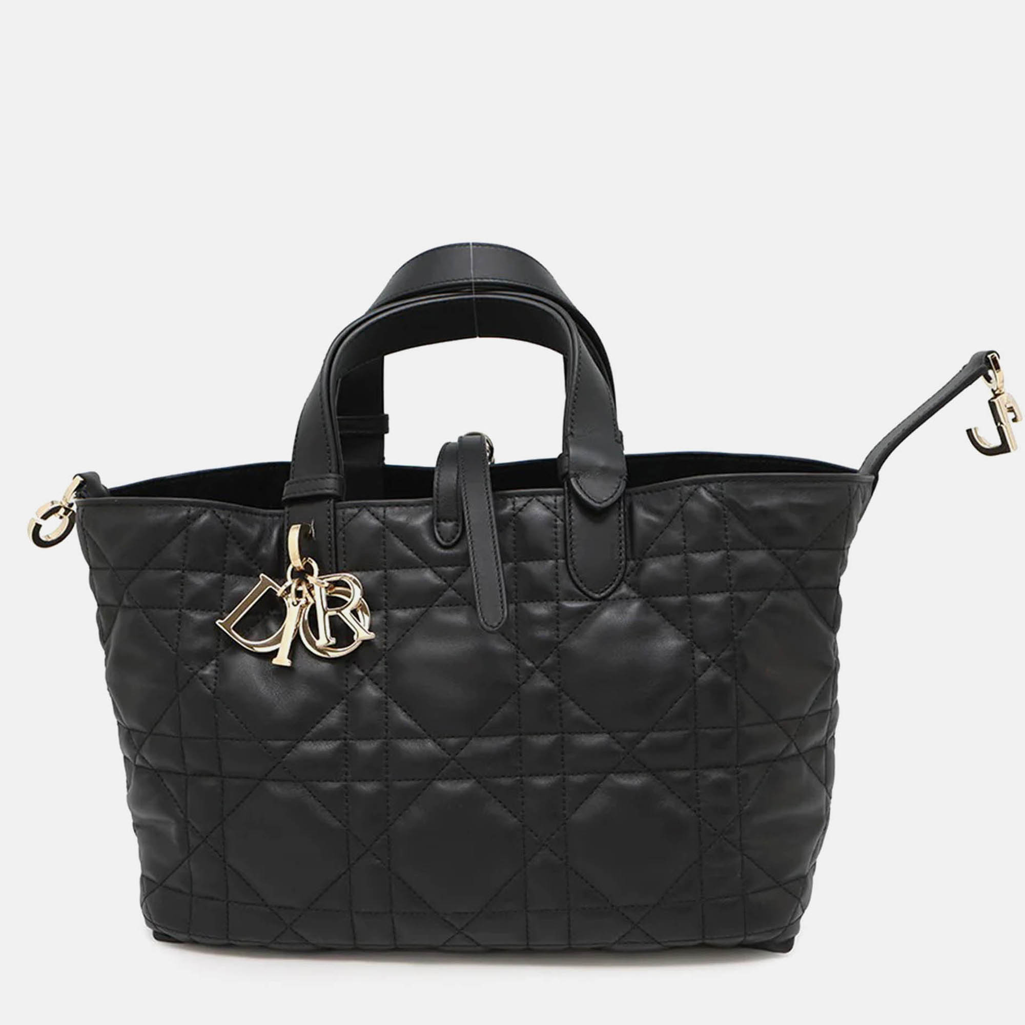

Dior To Jules Macrocannage Black Calf Leather Size Medium