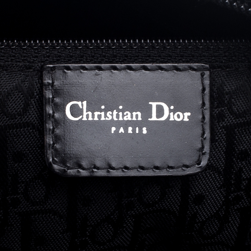 Dior Black Leather Gambler Dice Bowling Bag Dior | TLC