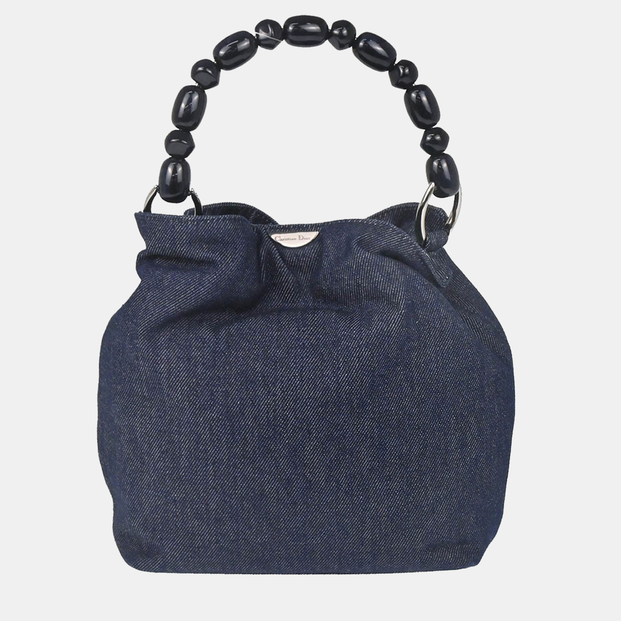 

Christian Dior Malice Indigo Denim Handbag, Blue