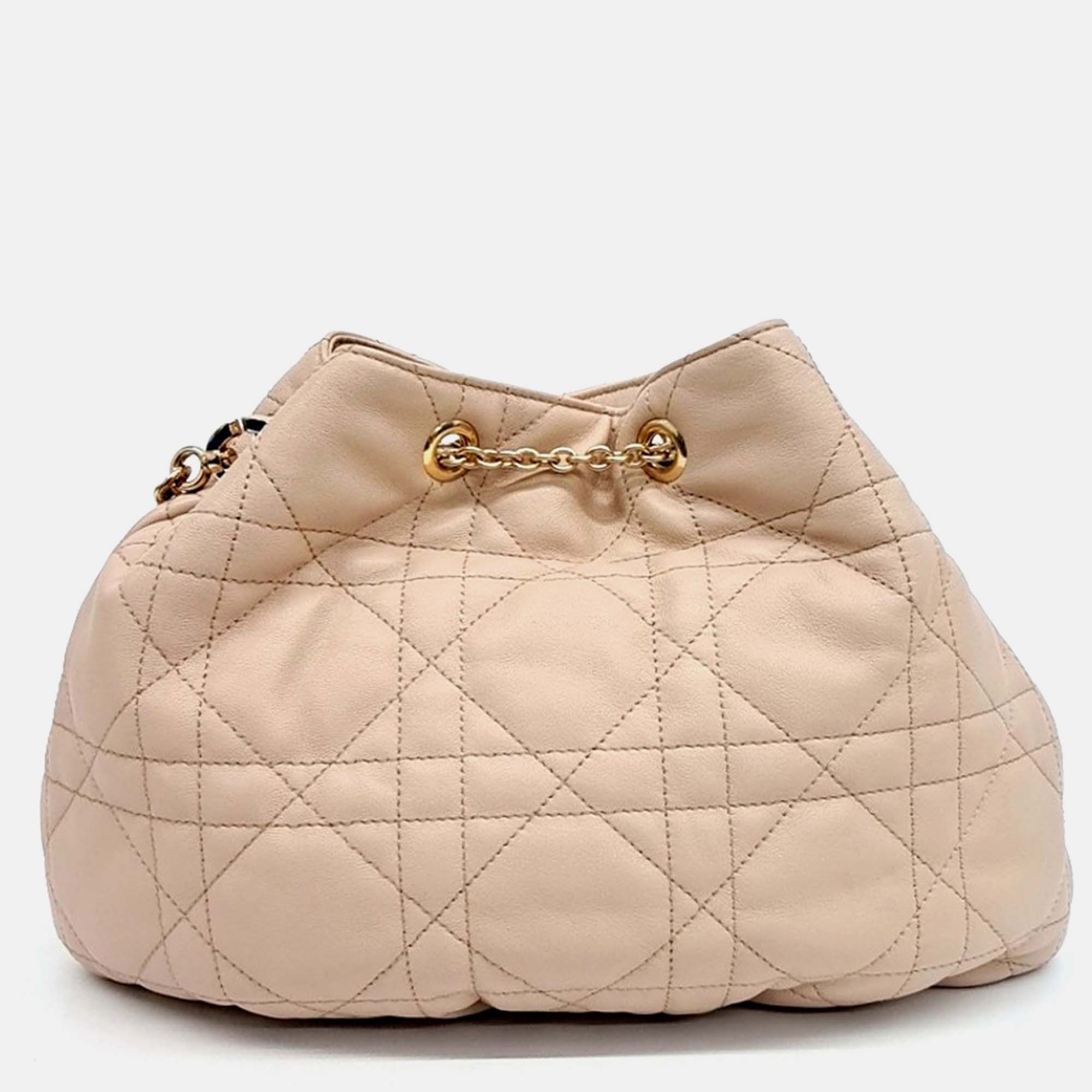 

Dior Beige Leather Army Bag
