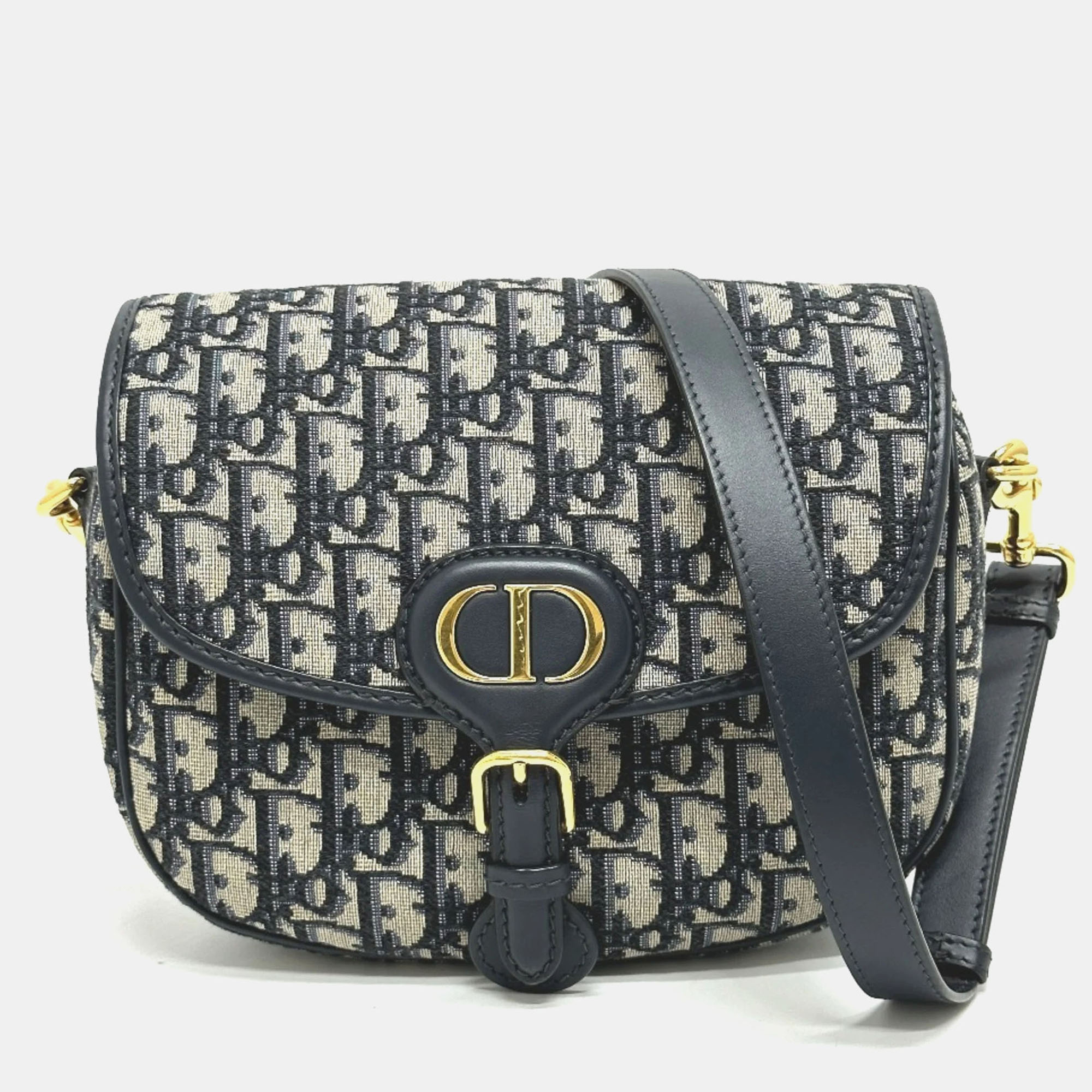 

Dior Caro Cannage Grey Leather Shoulder Bag, Beige