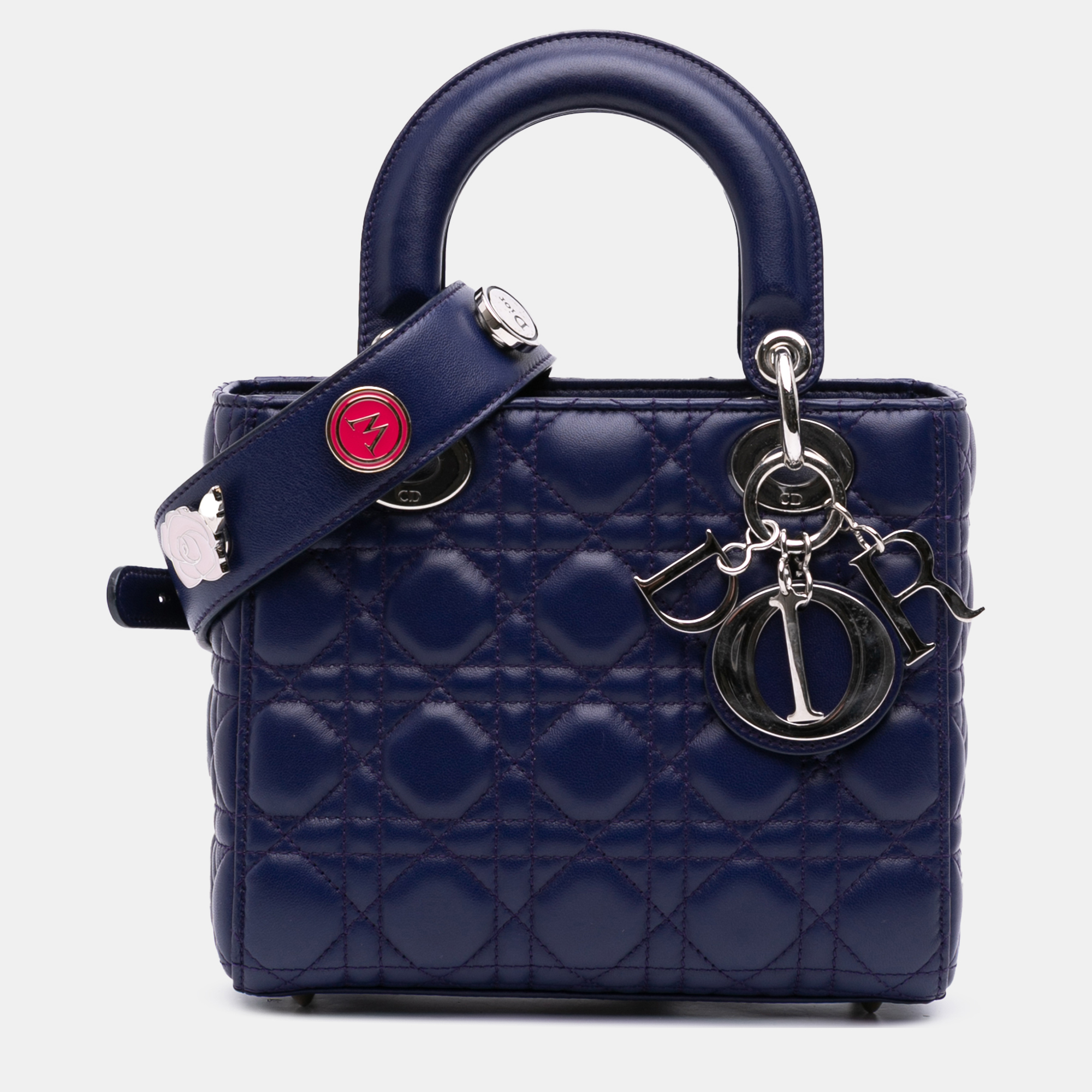 

Dior Blue Small Lambskin Cannage My ABCDior Lady Dior