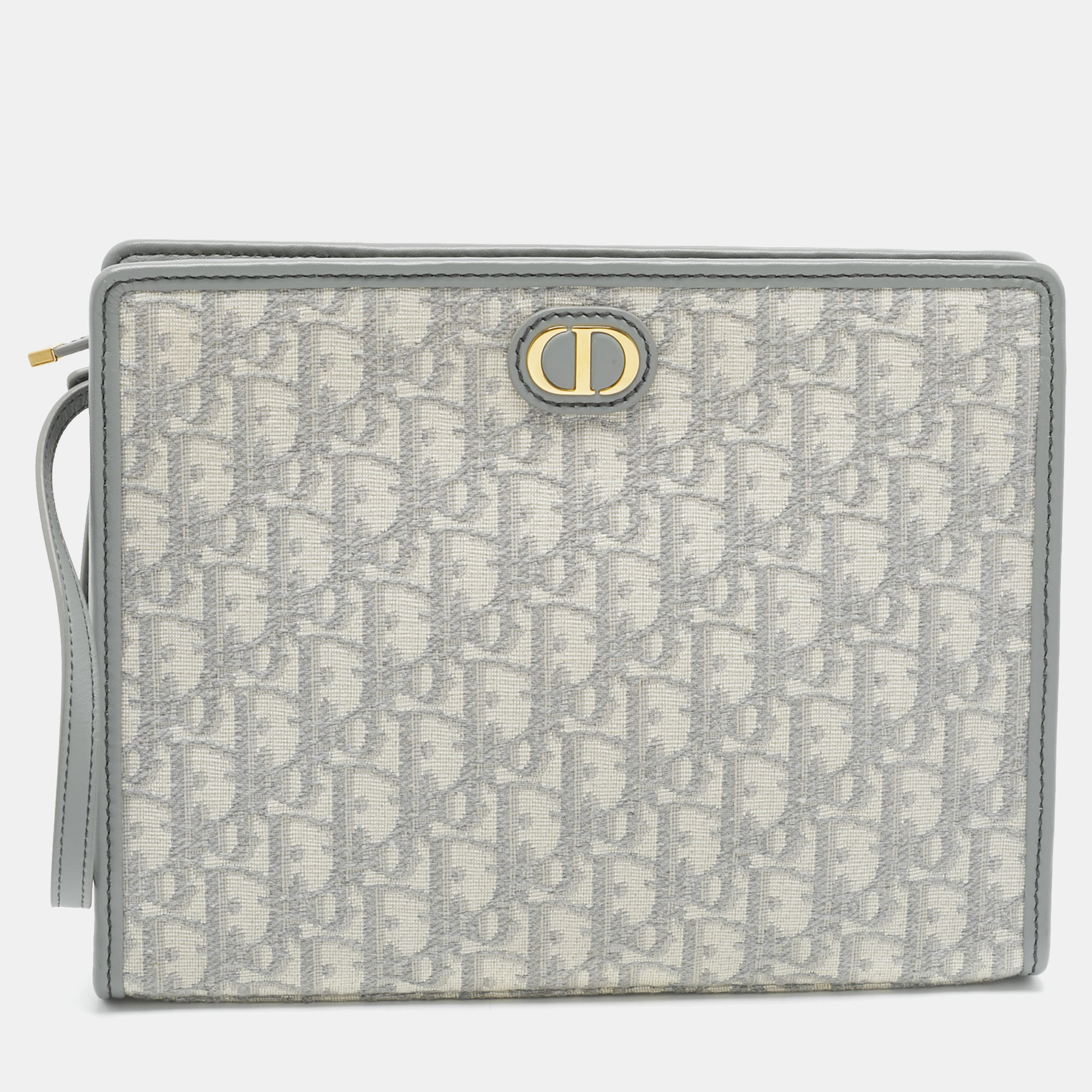 

Dior Grey Oblique Canvas 30 Montaigne Pouch