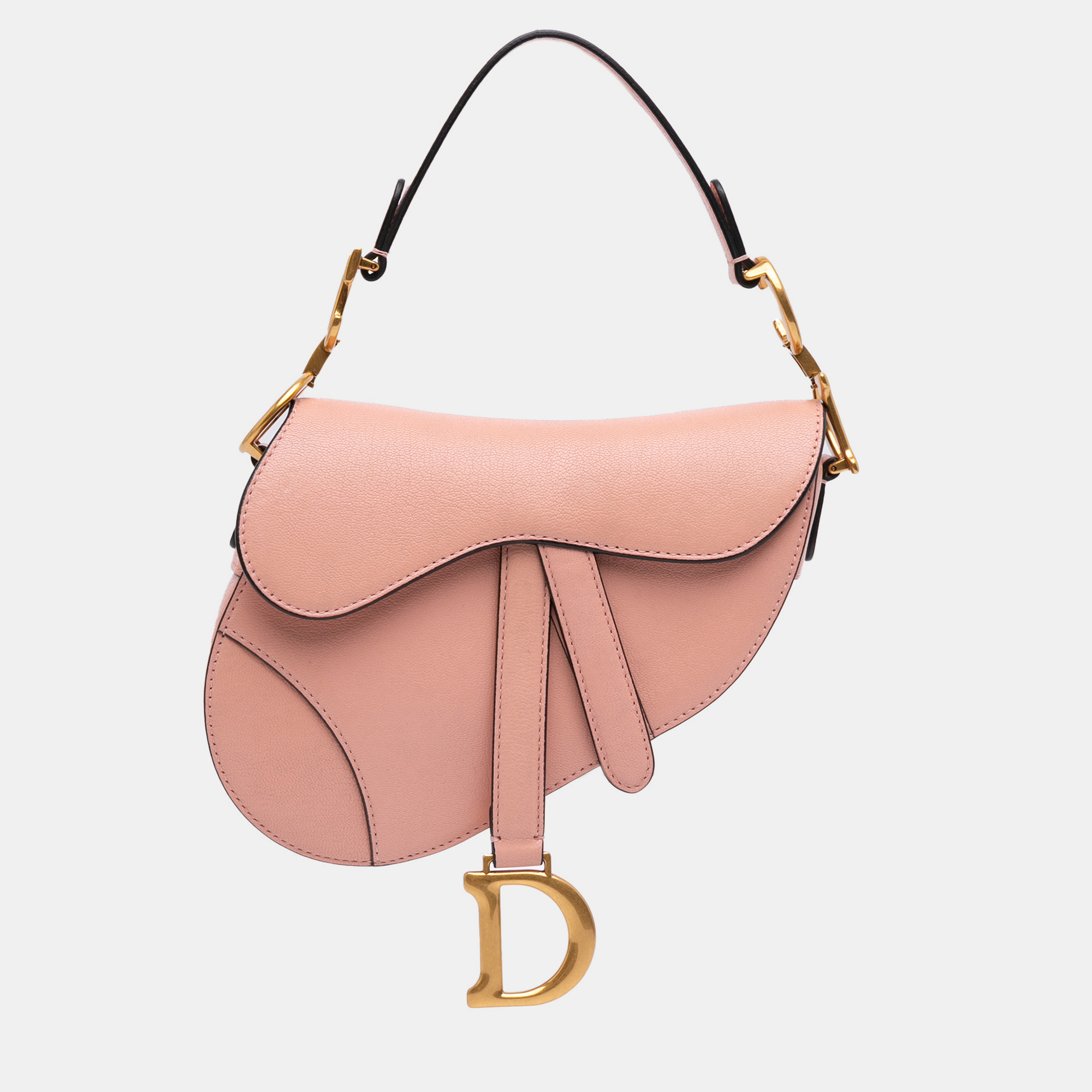 

Dior Pink Mini Goatskin Saddle Bag