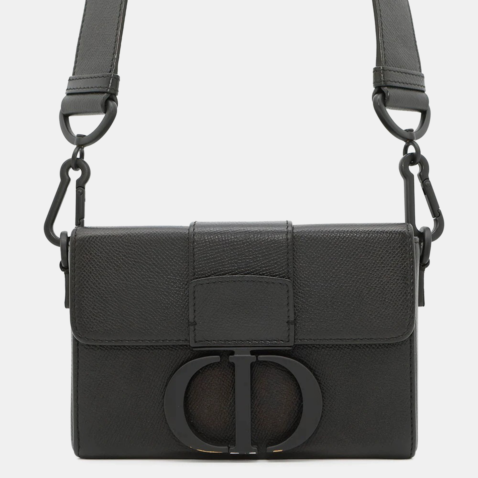 

Dior Montaigne Black Leather Shoulder Bag