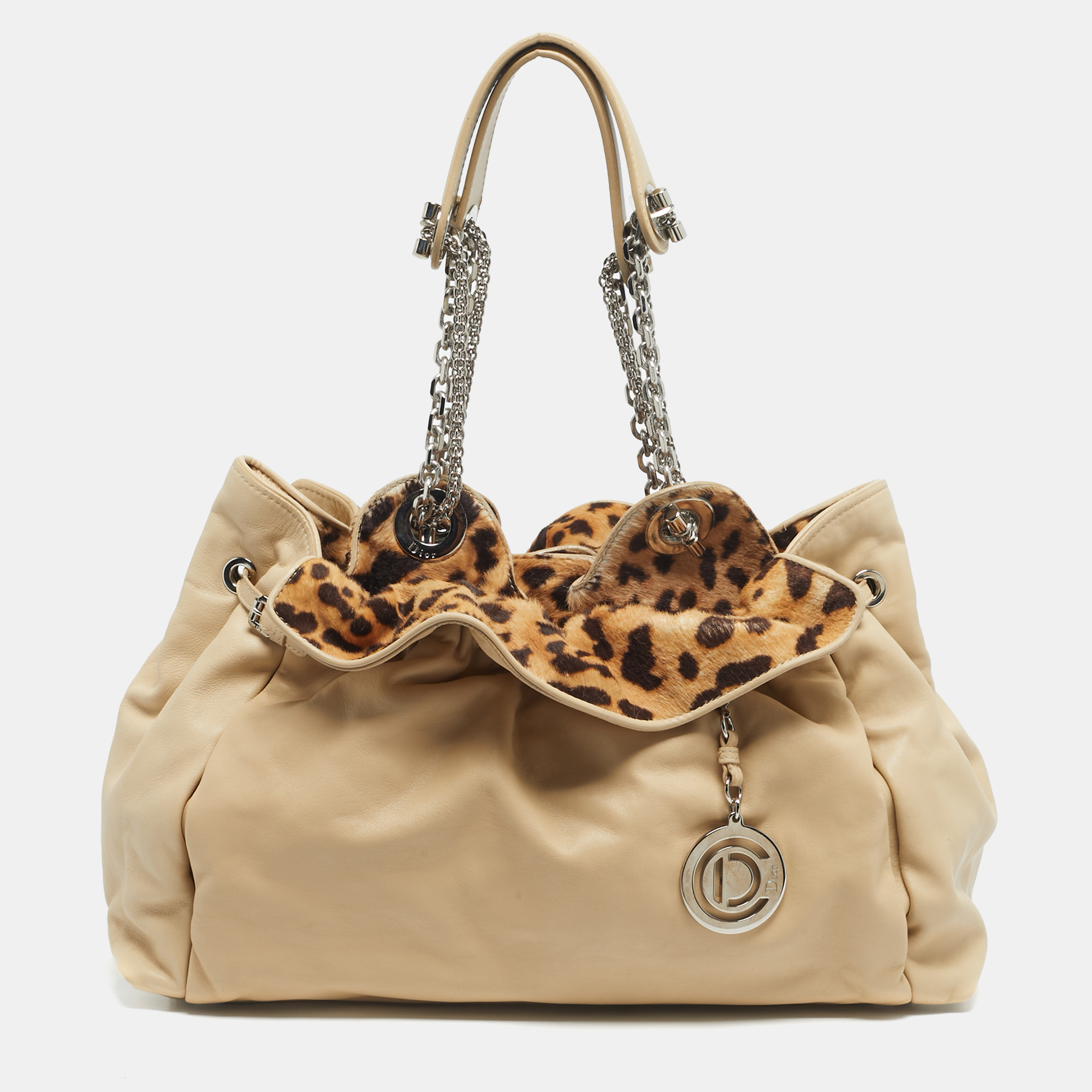

Dior Beige Leather Le Trente Shoulder Bag