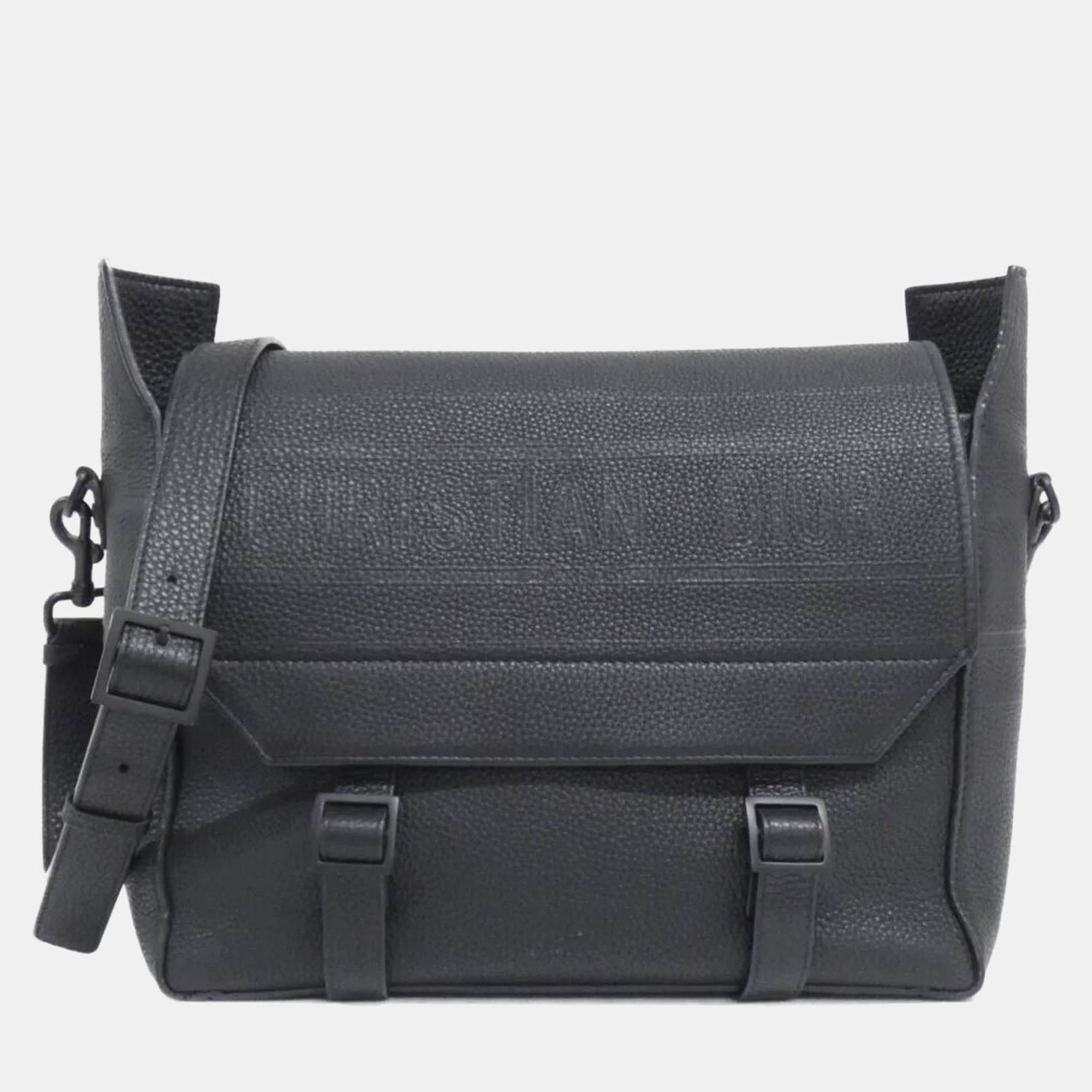 Pre-owned Dior Christian  Camp Shoulder Bag In Black