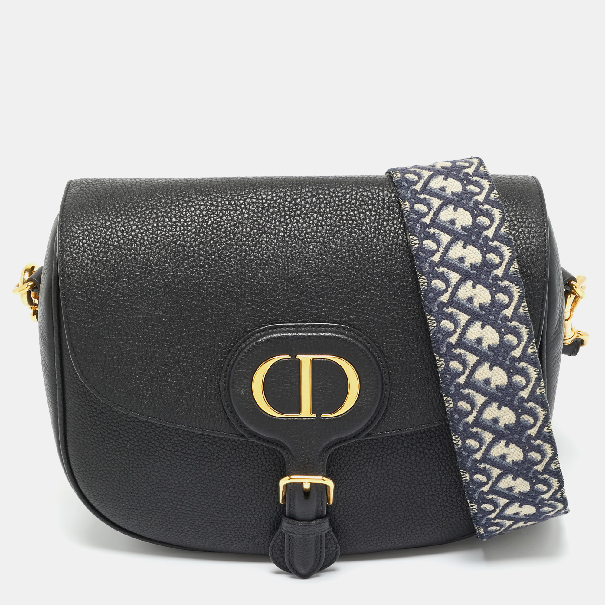 

Dior Black Leather Large Bobby Shoulder Bag