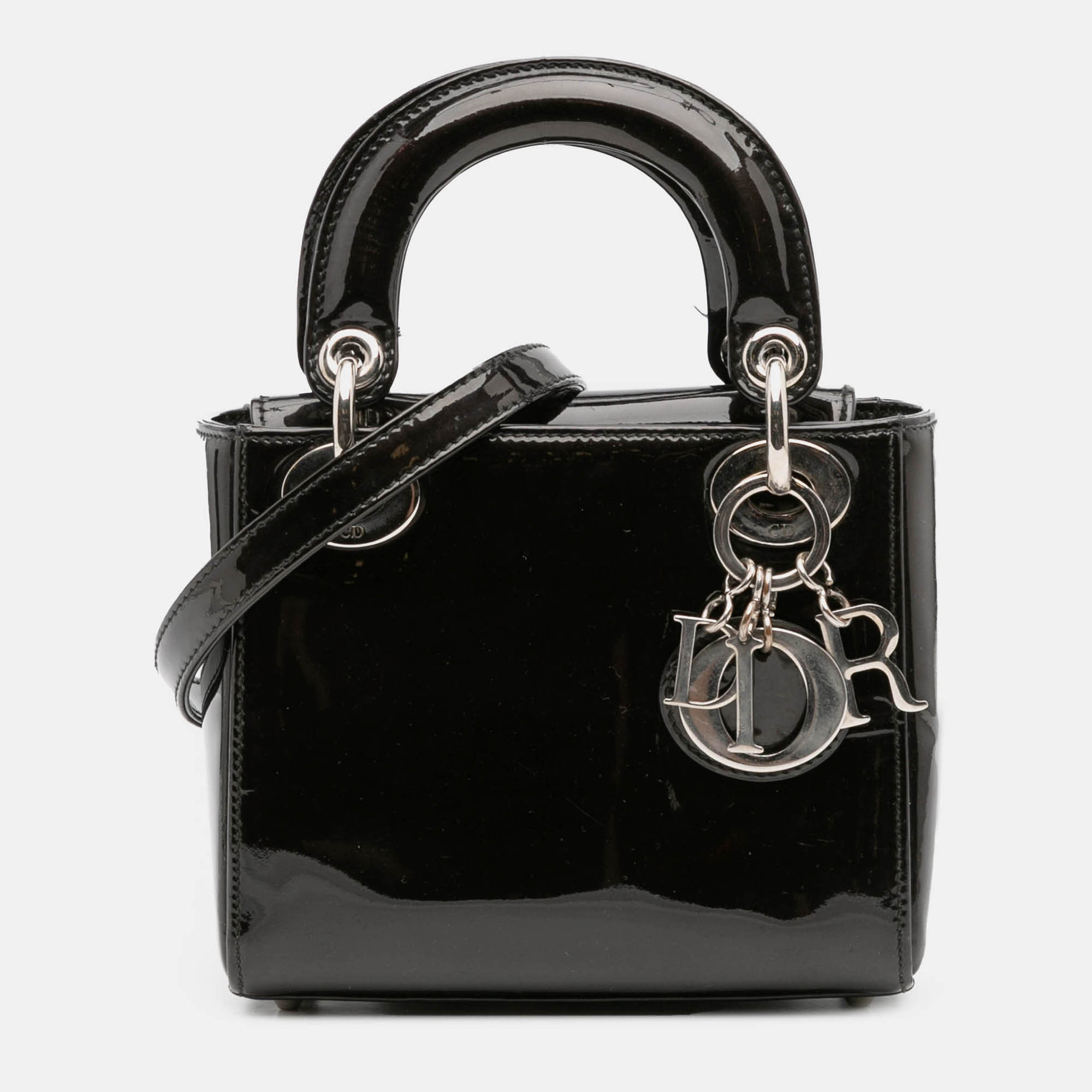 

Dior Black Mini Patent Lady Dior