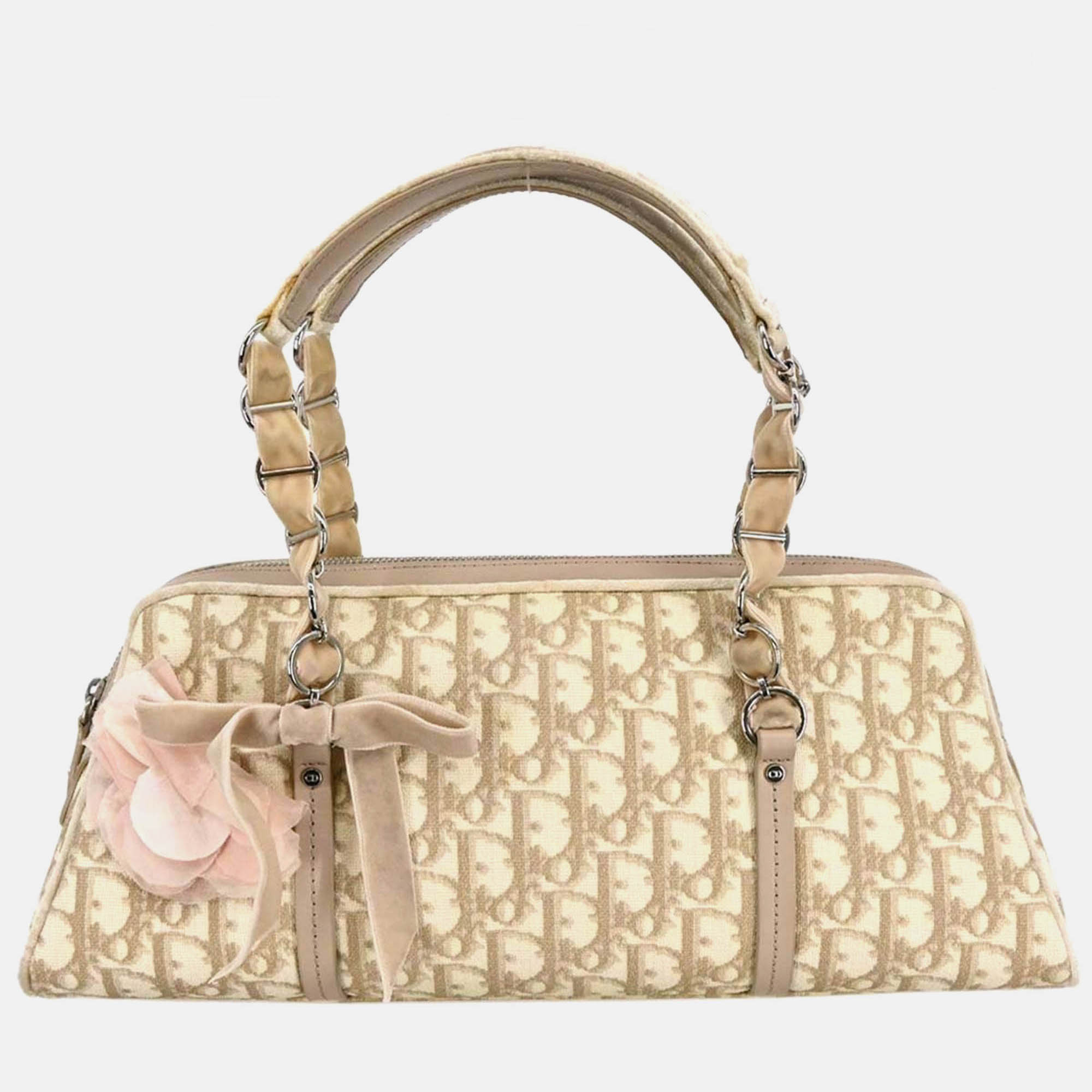 

Christian Dior Beige PVC Romanttic Trotter Handbag