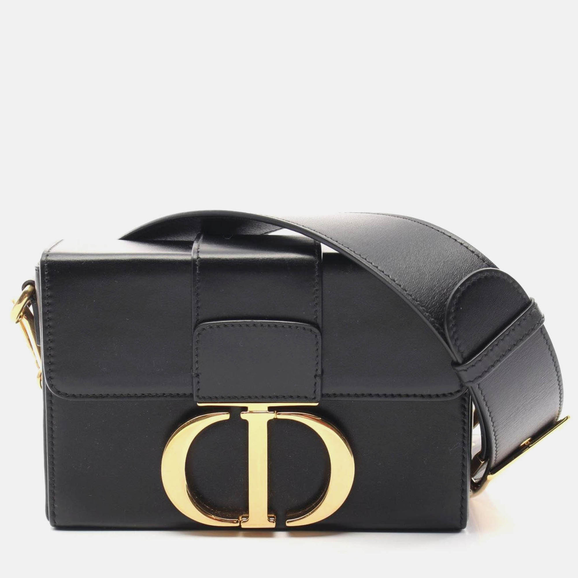 

Christian Dior Dior 30 Montaigne Shoulder Bag Leather Black