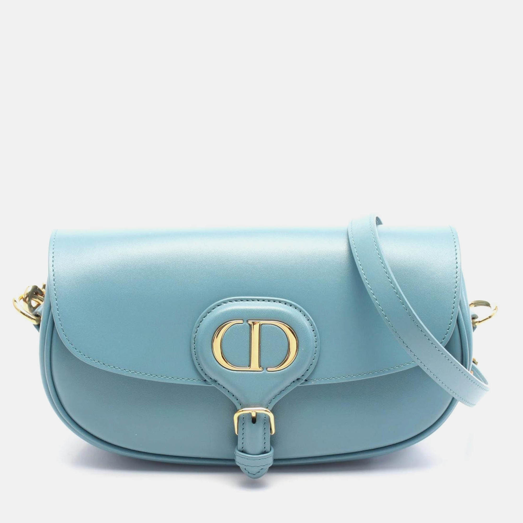 

Christian Dior Dior Bobby East-West Shoulder Bag Leather Blue